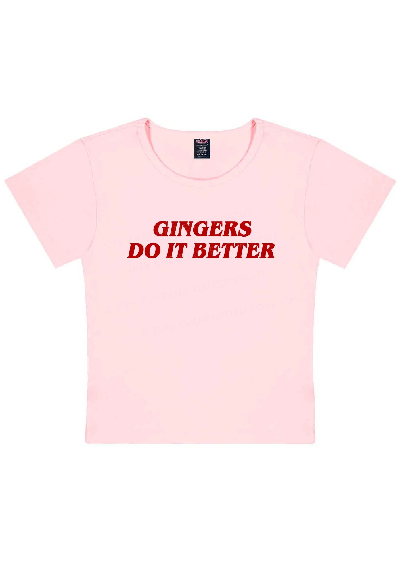 Gingers Do It Better Y2K Baby Tee Cherrykitten - Image 12