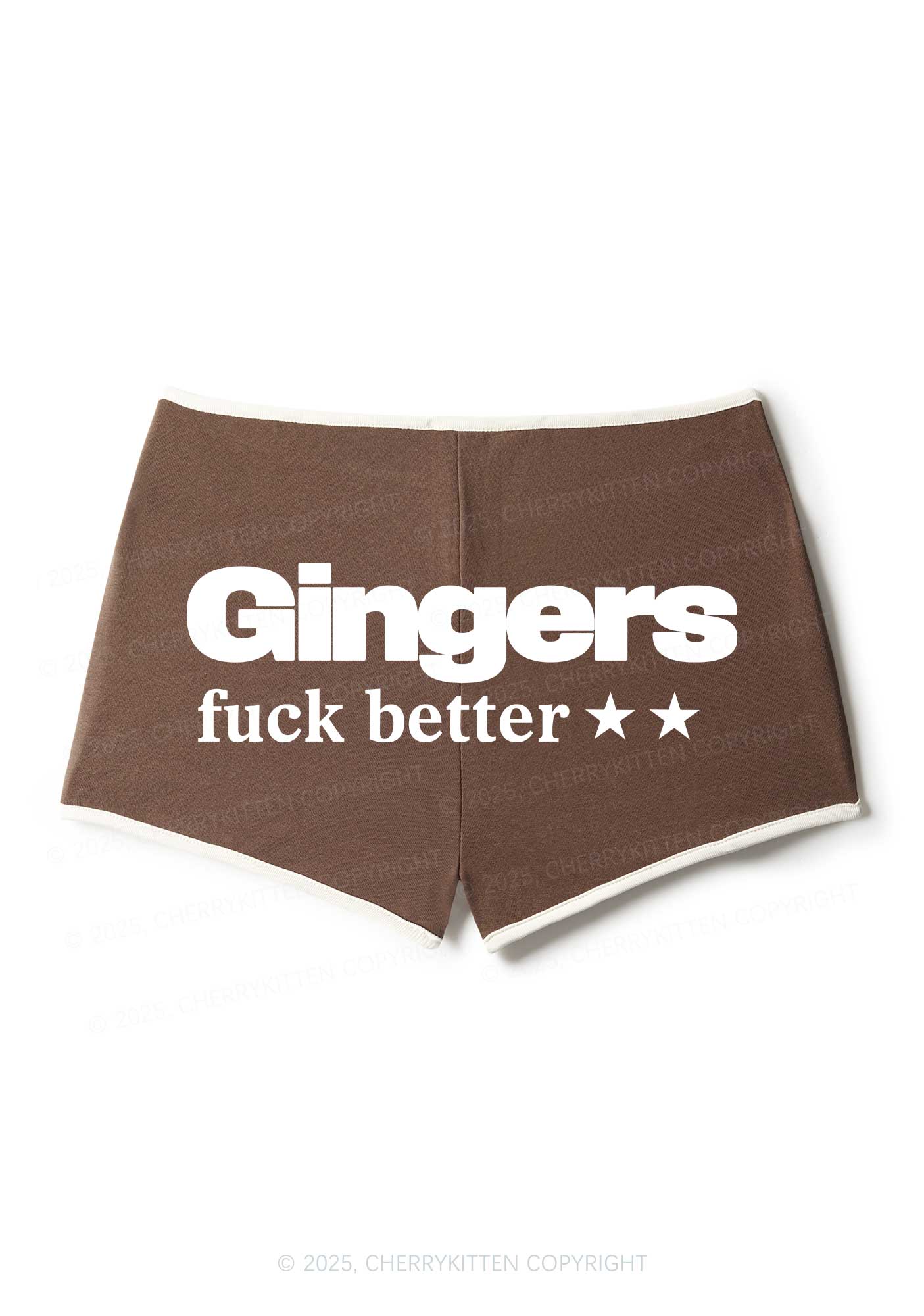 Gingers Fxxk Better Y2K Booty Shorts Cherrykitten - Image 3
