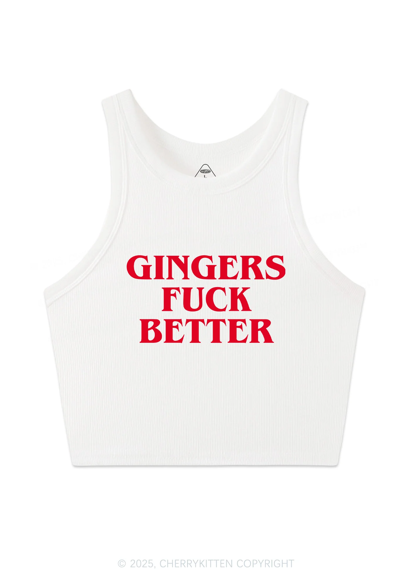 Gingers Fxxk Better Y2K Crop Tank Top Cherrykitten - Image 5
