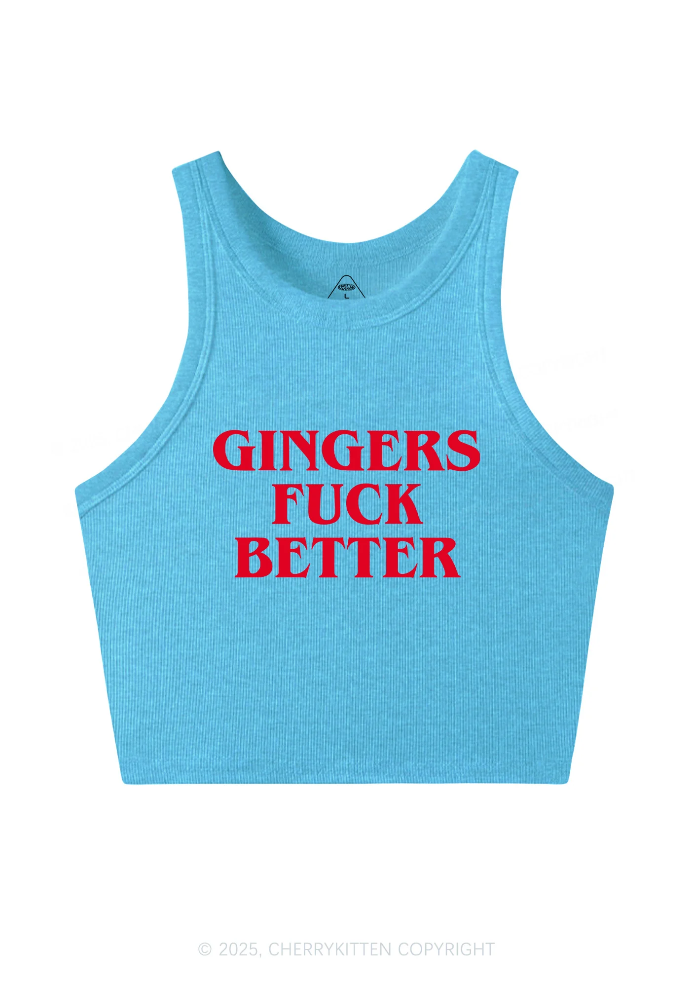 Gingers Fxxk Better Y2K Crop Tank Top Cherrykitten - Image 6