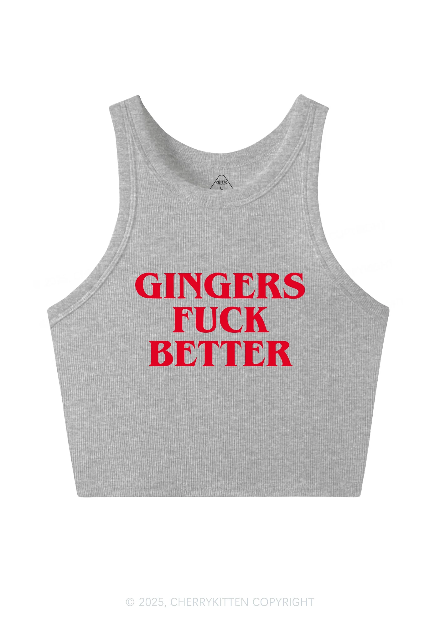 Gingers Fxxk Better Y2K Crop Tank Top Cherrykitten - Image 7
