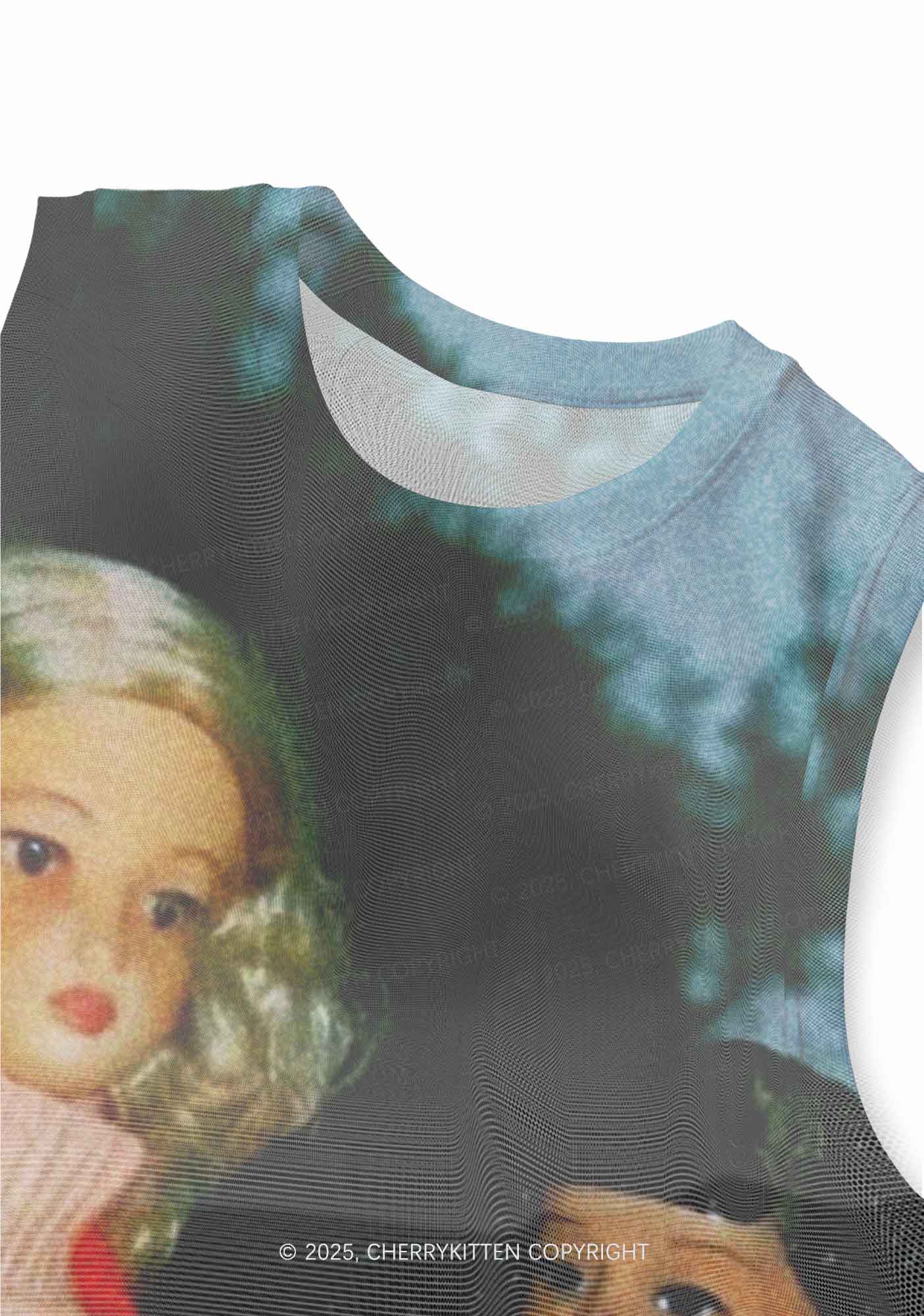 Girl Doll Y2K Mesh Muscle Tank Cherrykitten - Image 4