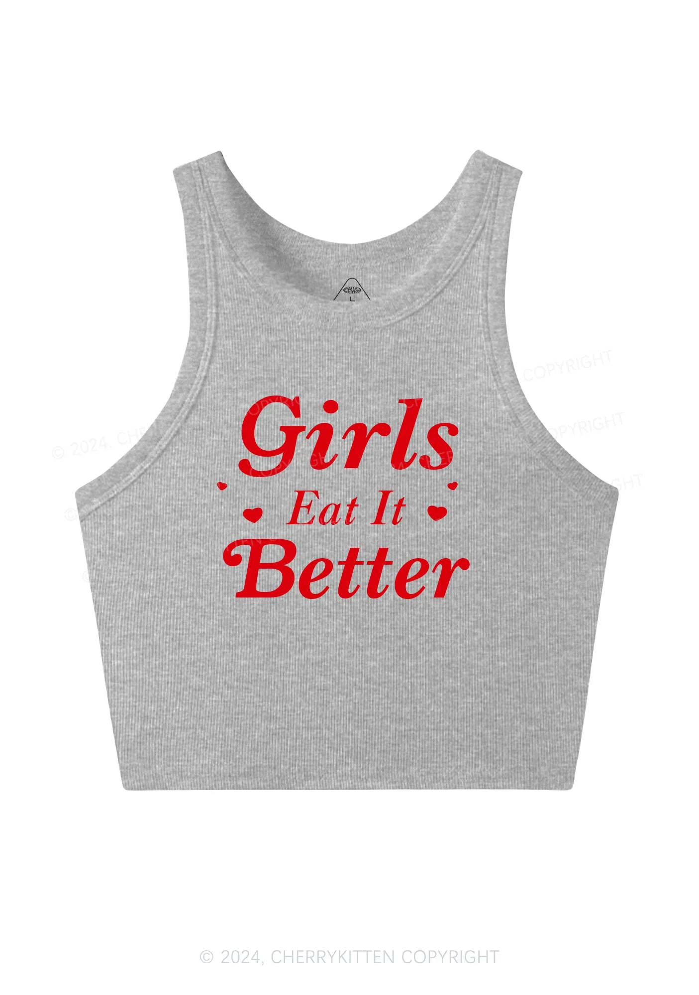Girls Eat Better Y2K Crop Tank Top Cherrykitten - Image 4
