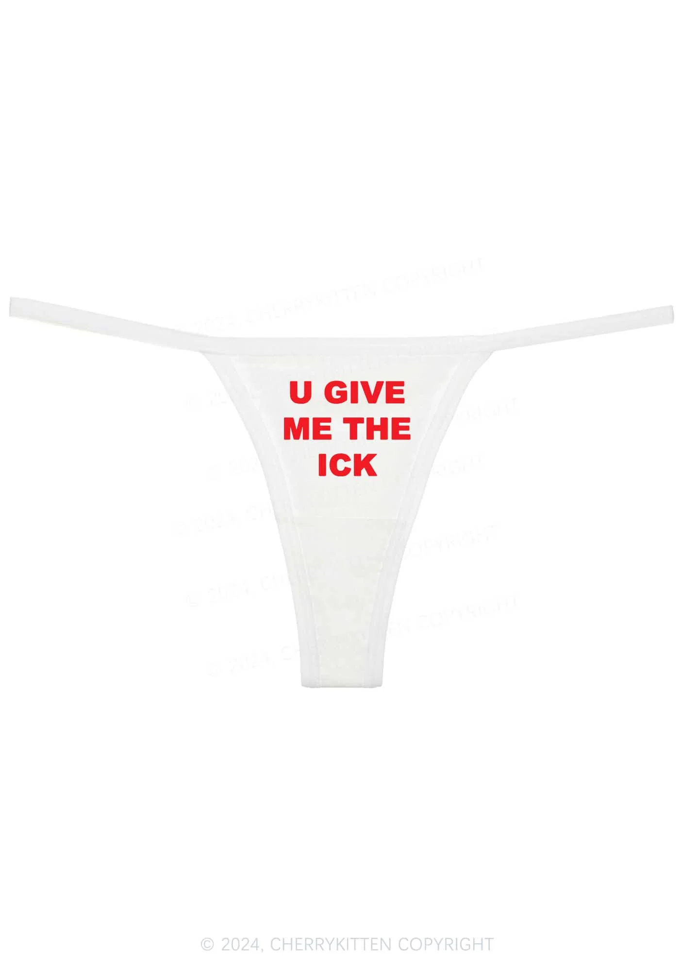 Give Me Ick Y2K Flat String Thong Cherrykitten - Image 5