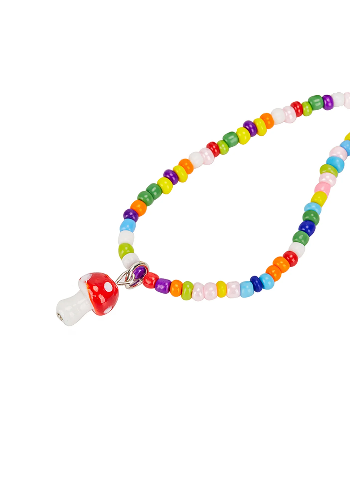 Glass Mushroom Pendant Y2K Necklace Cherrykitten - Image 2
