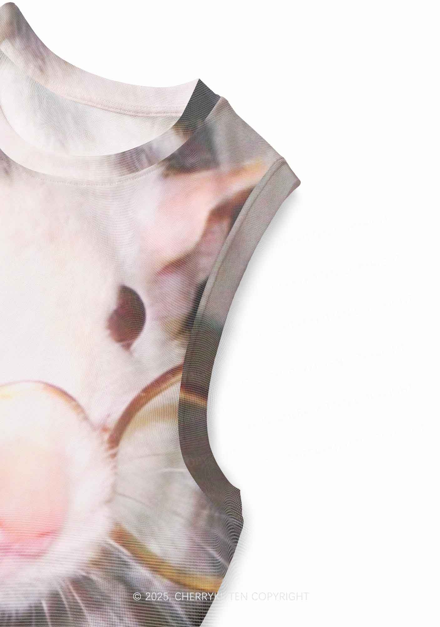 Glasses Rat Y2K Mesh Muscle Tank Cherrykitten - Image 5