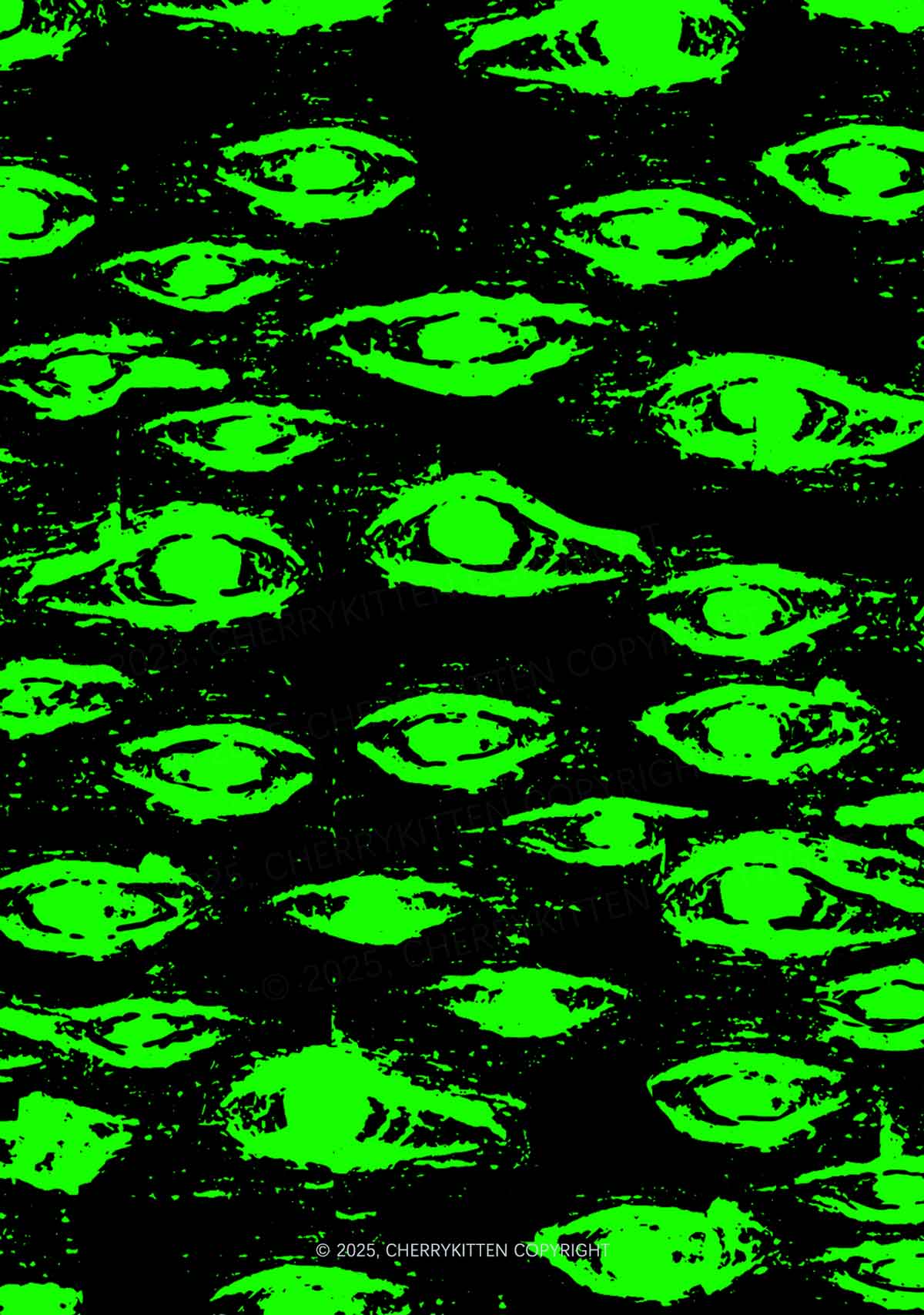 Glimmering Eyes Y2K Mesh Crop Top Cherrykitten - Image 2