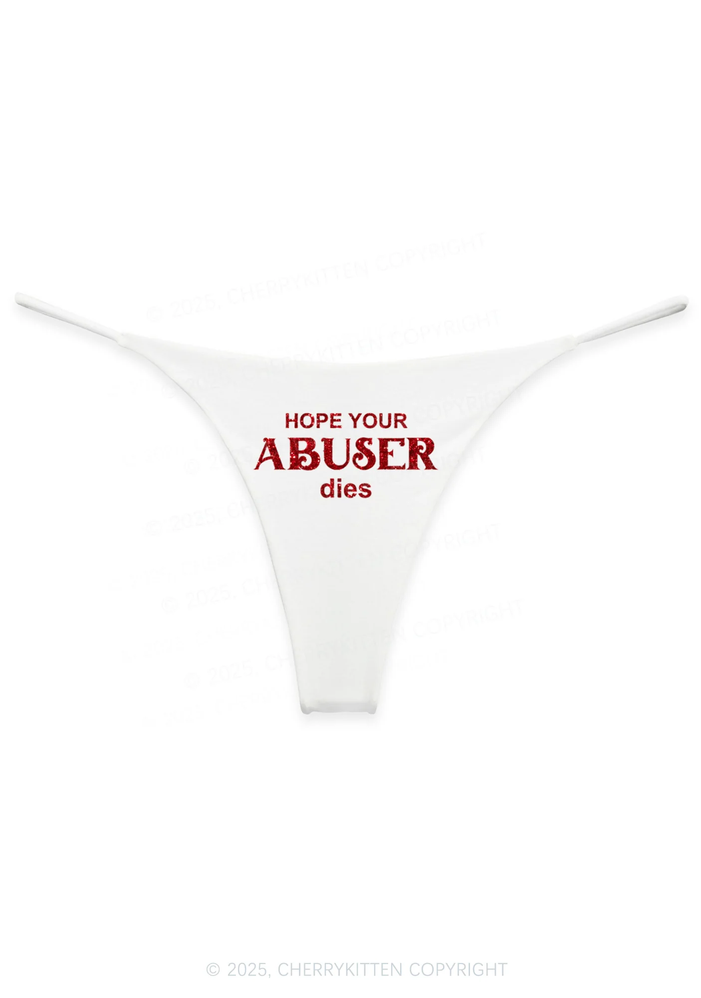 Glitter Abuser Dies Y2K Bikini String Thong Cherrykitten - Image 4