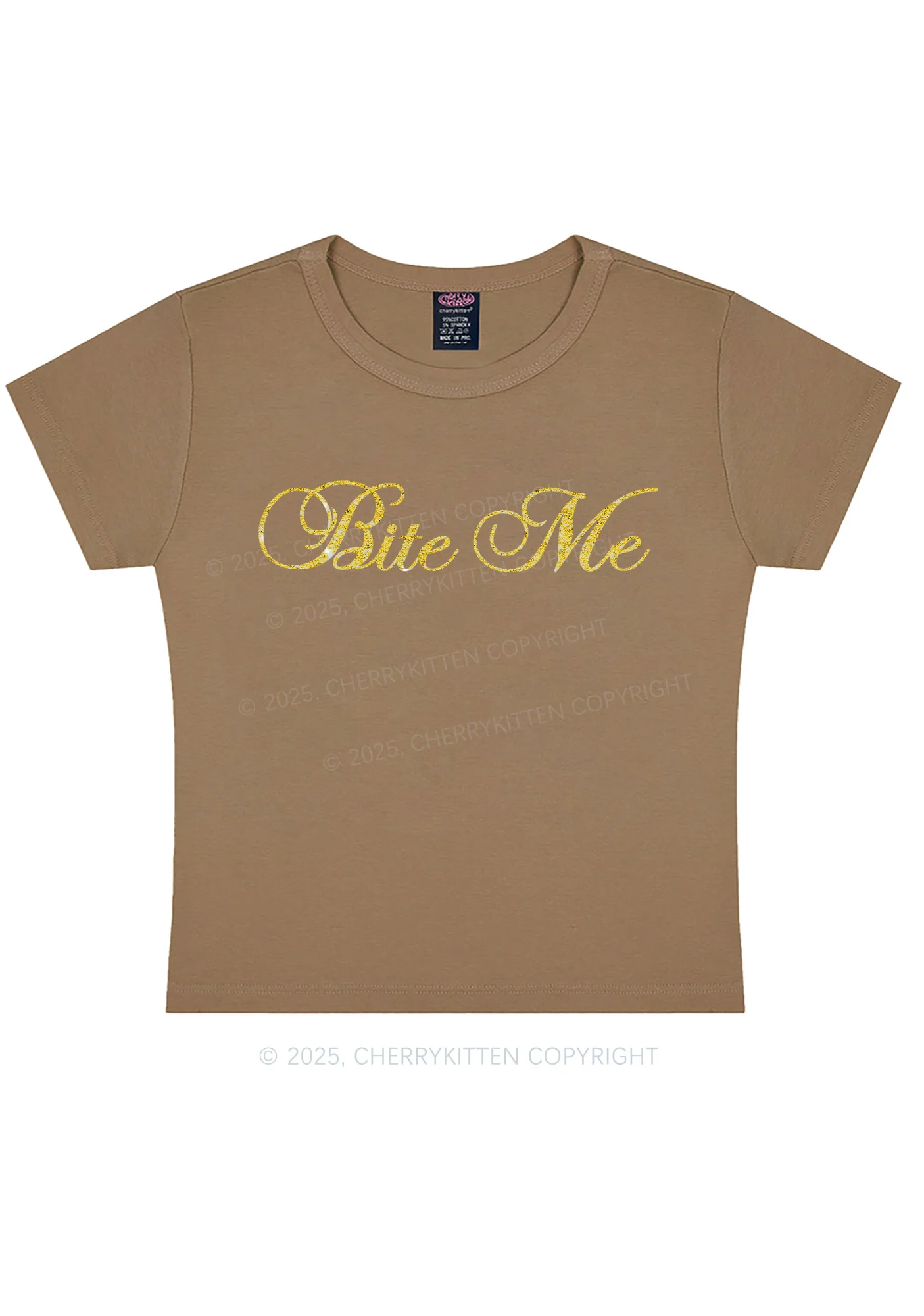 Glitter Bite Me Y2K Baby Tee Cherrykitten - Image 14