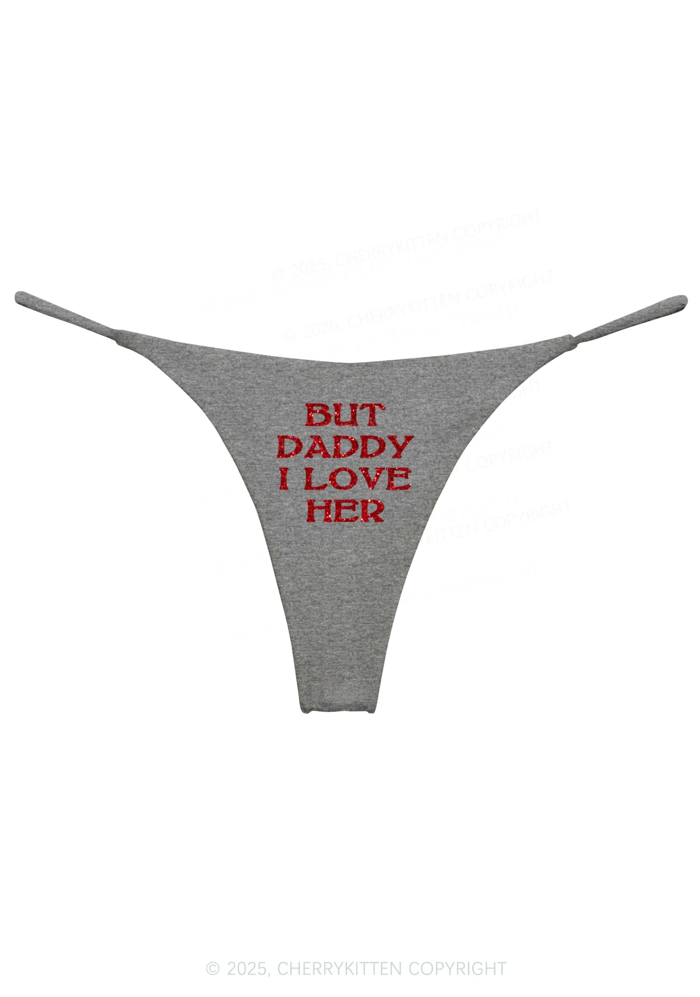 Glitter But Daddy I Love Her Y2K Bikini String Thong Cherrykitten - Image 10