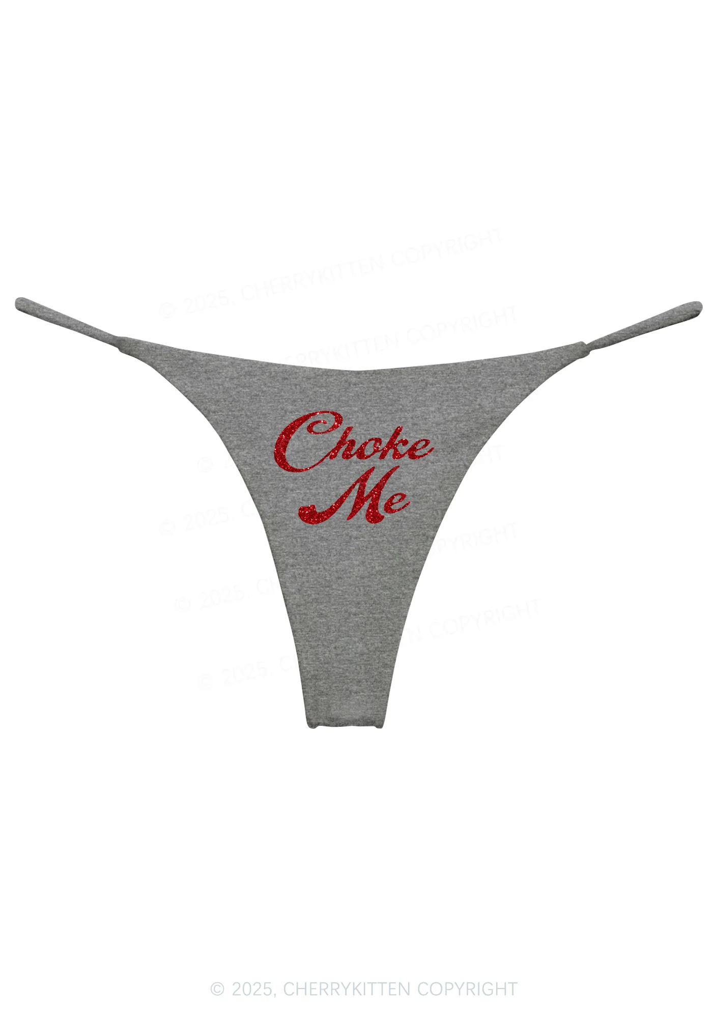 Glitter Choke Me Y2K Bikini String Thong Cherrykitten - Image 11