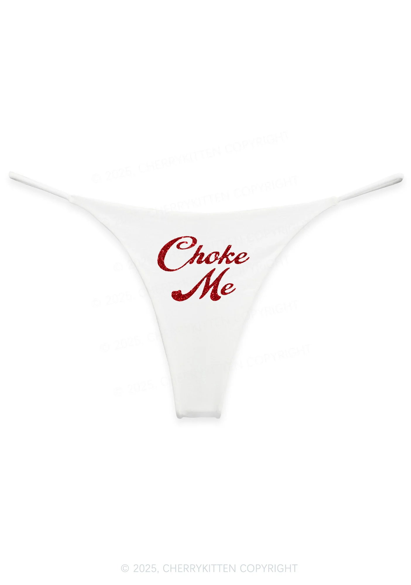 Glitter Choke Me Y2K Bikini String Thong Cherrykitten - Image 7