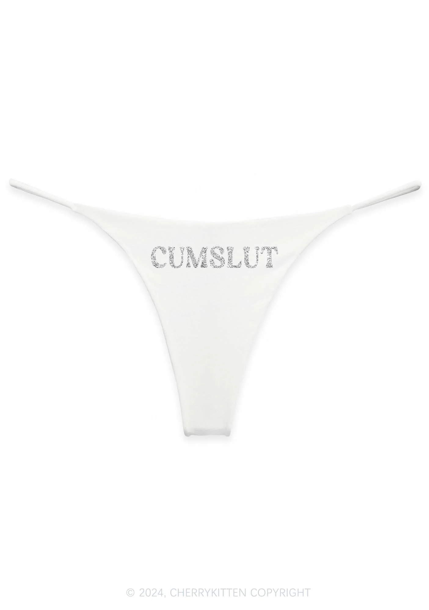 Glitter Comeslut Y2K Bikini String Thong Cherrykitten - Image 10
