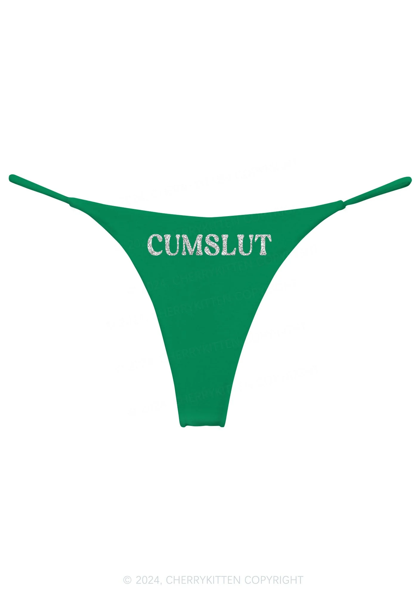 Glitter Comeslut Y2K Bikini String Thong Cherrykitten - Image 11