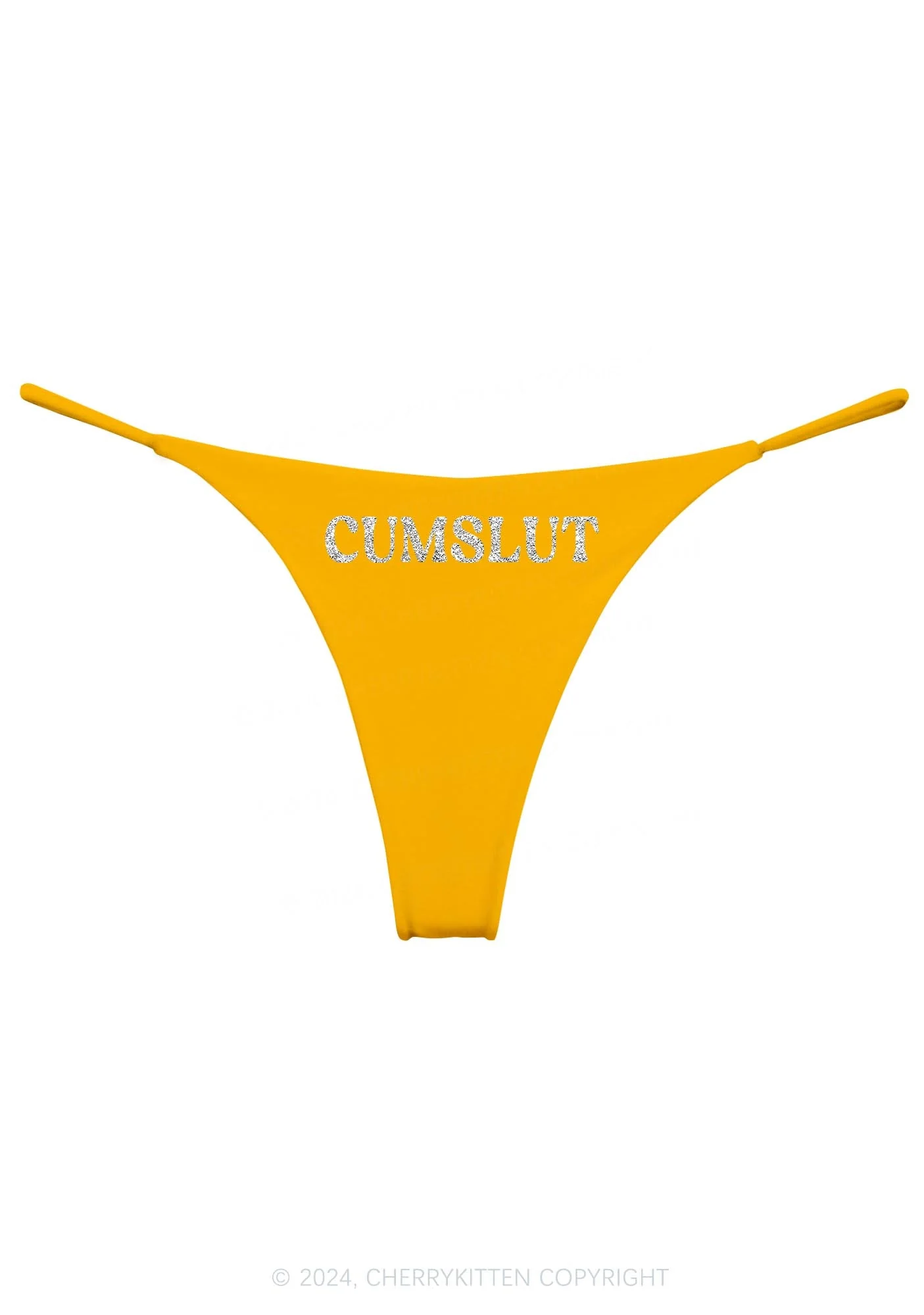 Glitter Comeslut Y2K Bikini String Thong Cherrykitten - Image 12