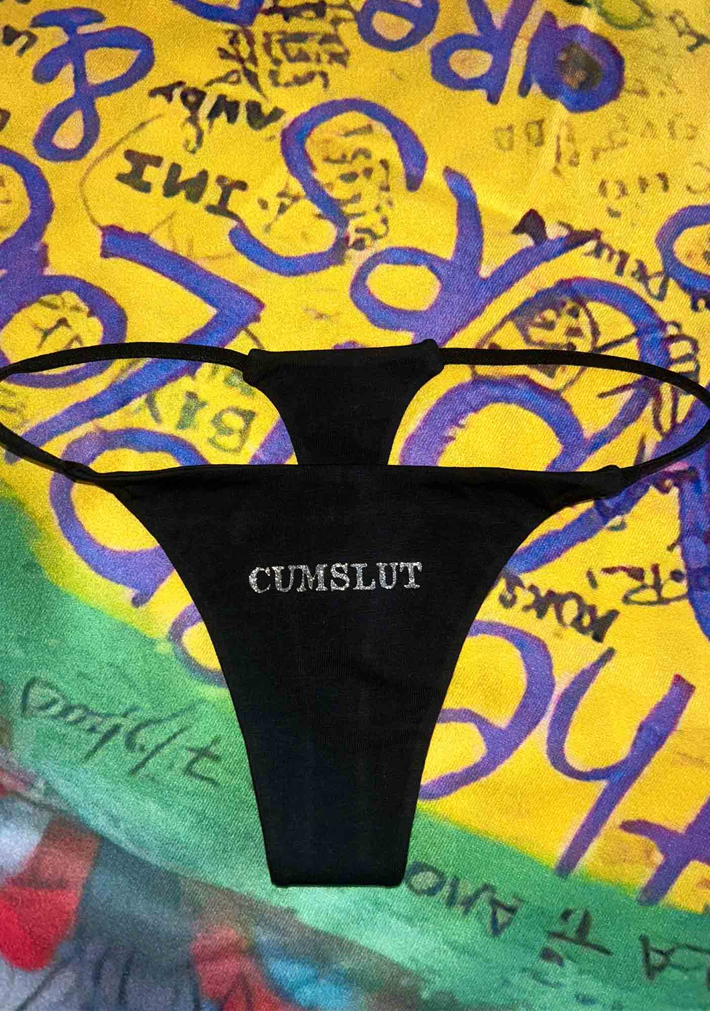 Glitter Comeslut Y2K Bikini String Thong Cherrykitten - Image 5