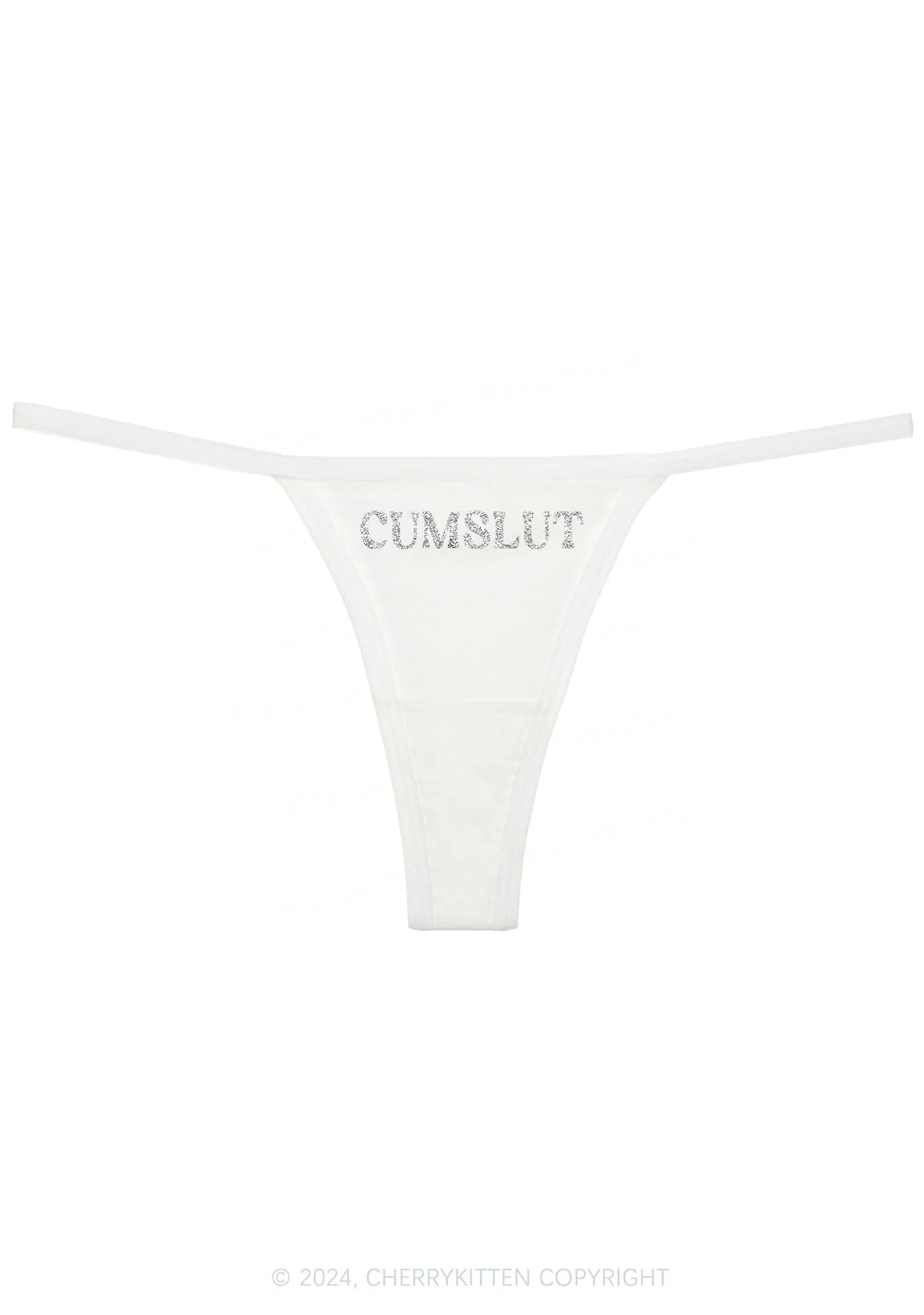 Glitter Comeslut Y2K Flat String Thong Cherrykitten - Image 5