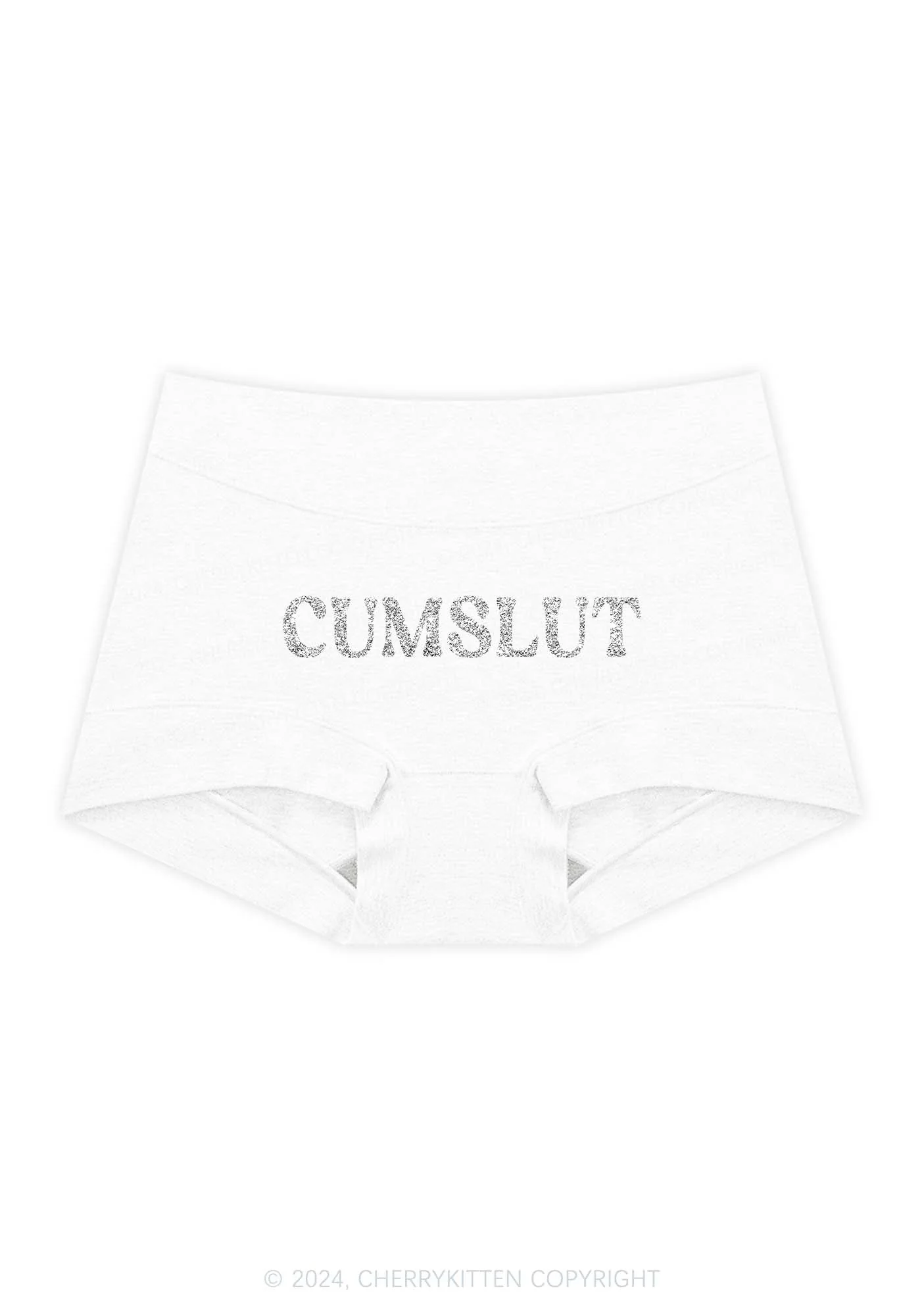 Glitter Comeslut Y2K Mid Rise Waist Boyshort Cherrykitten - Image 4