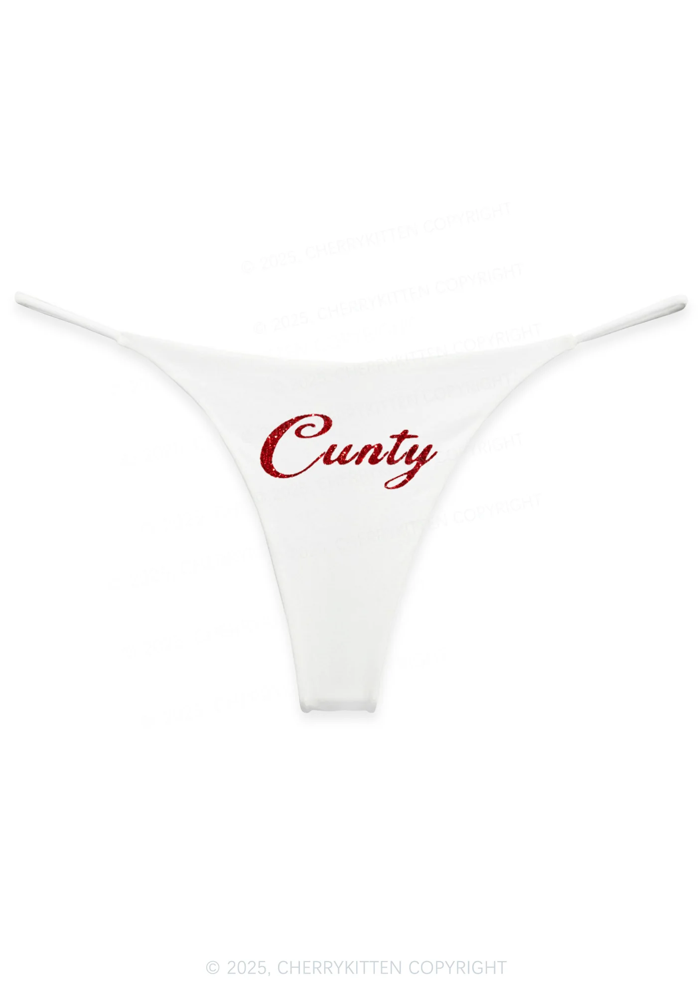 Glitter Cunty Y2K Bikini String Thong Cherrykitten - Image 5