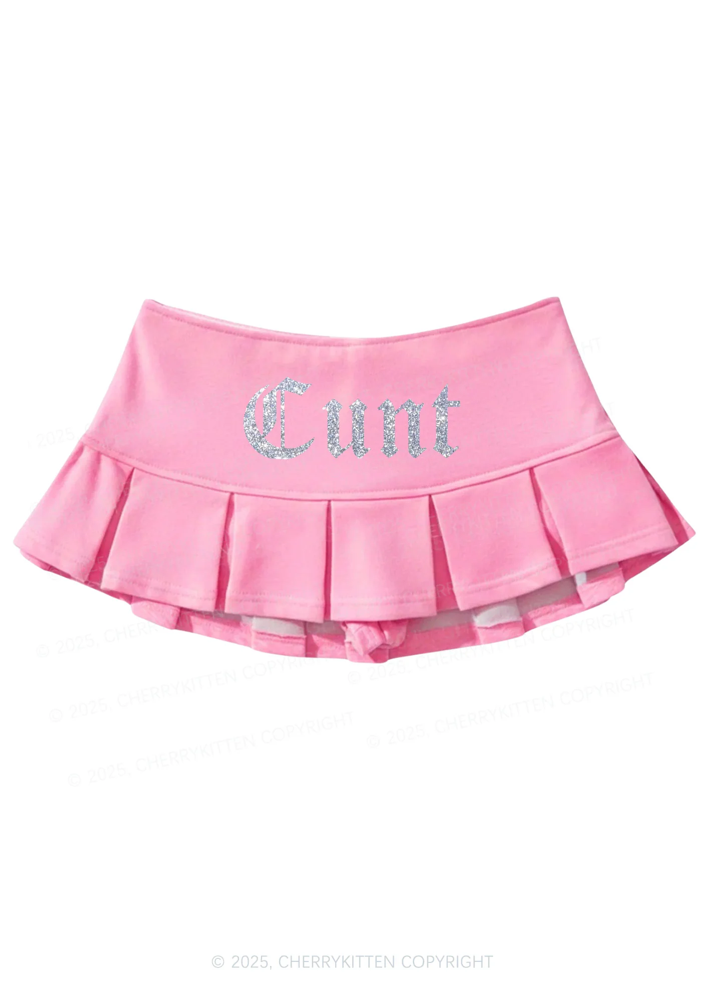 Glitter Cxxt Y2K Mini Pleated Skirts Cherrykitten - Image 5