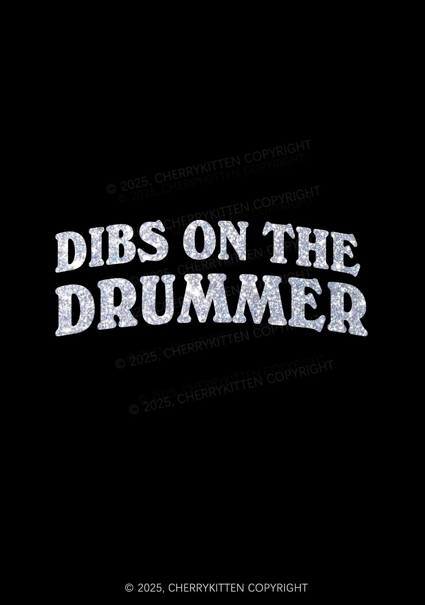 Glitter Dibs On The Drummer Y2K Bikini String Thong Cherrykitten - Image 2