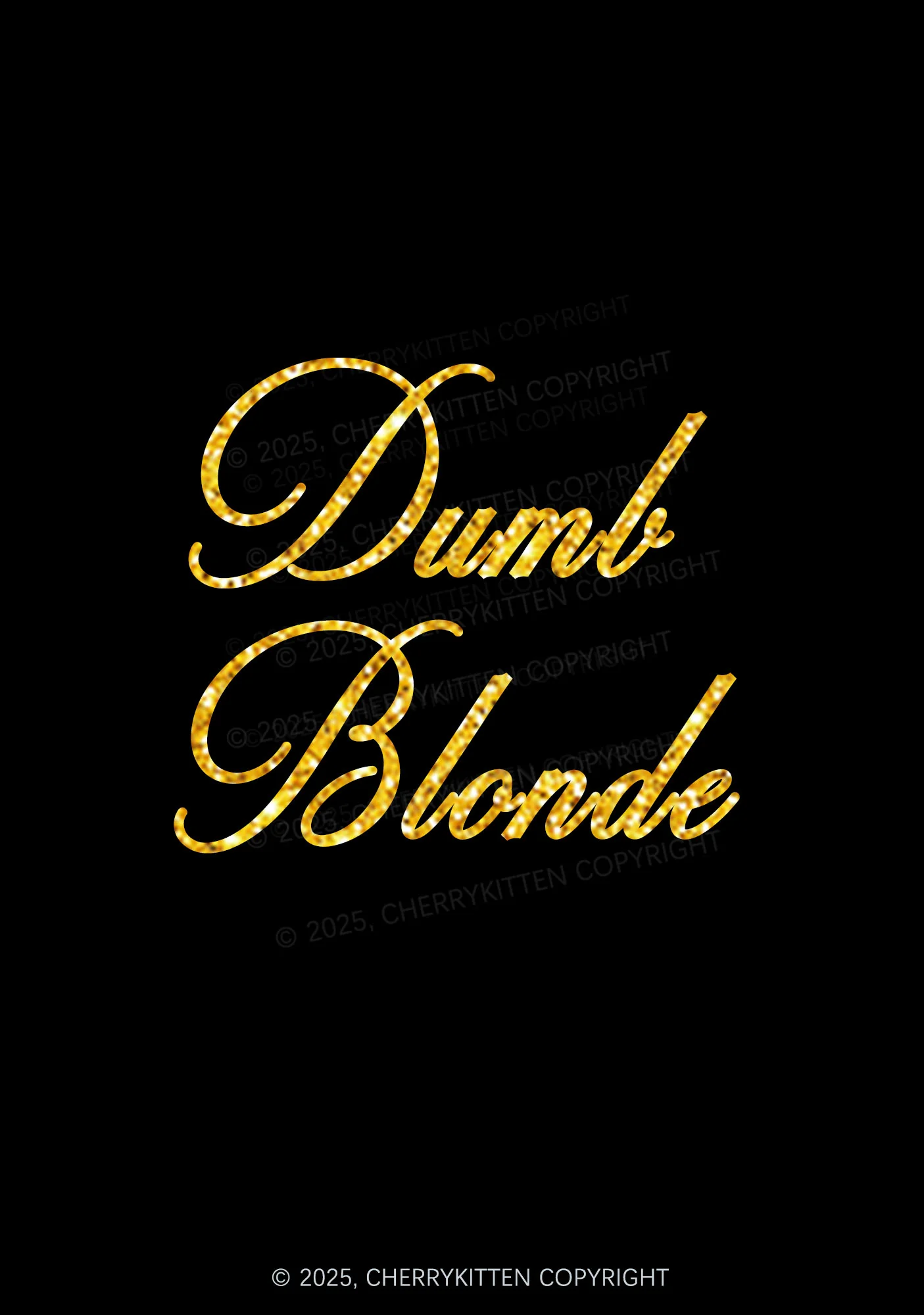 Glitter Dumb Blonde Y2K Bikini String Thong Cherrykitten - Image 2