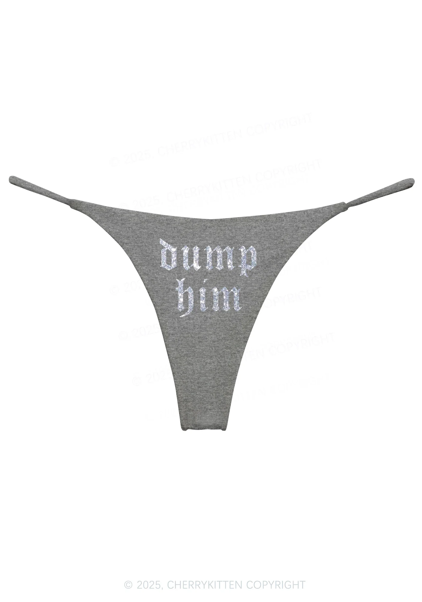 Glitter Dump Him Y2K Bikini String Thong Cherrykitten - Image 10