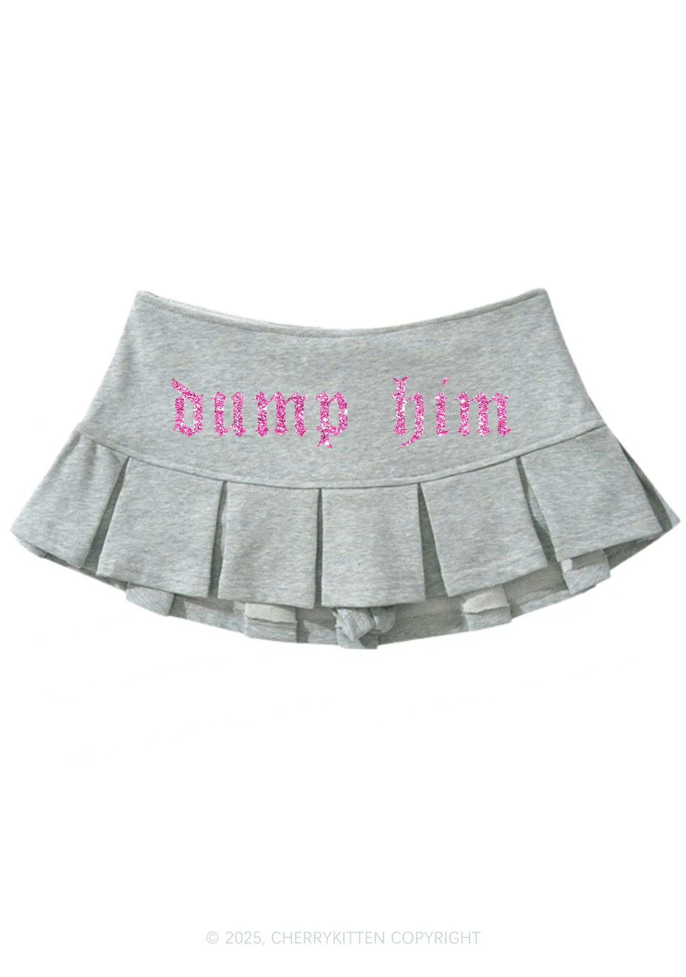 Glitter Dump Him Y2K Mini Pleated Skirts Cherrykitten - Image 3