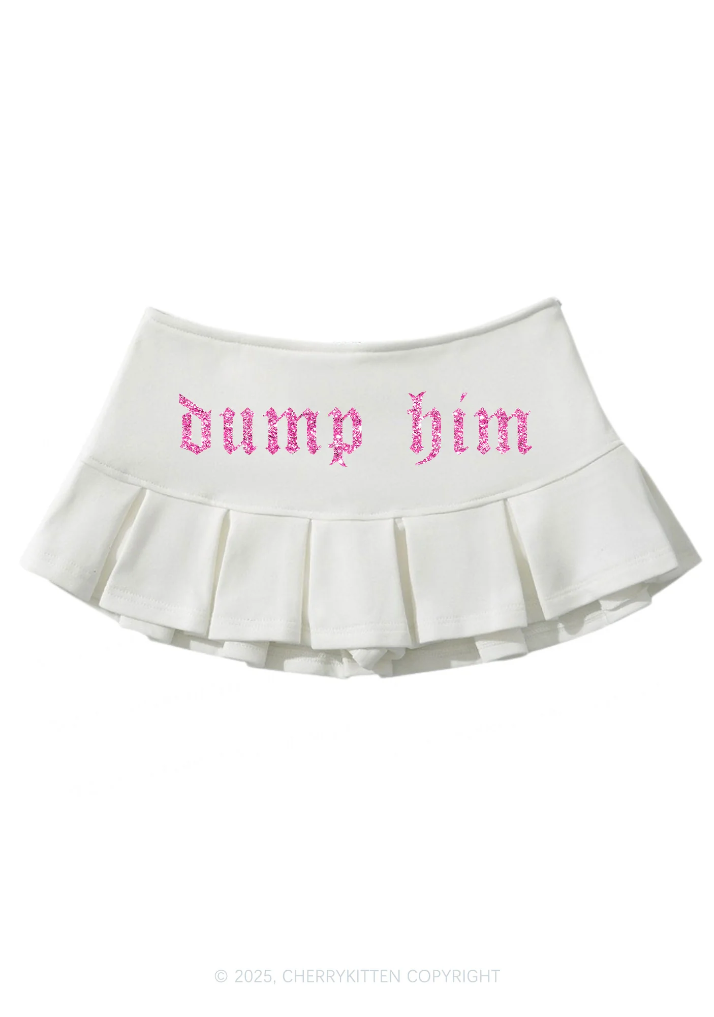 Glitter Dump Him Y2K Mini Pleated Skirts Cherrykitten - Image 4