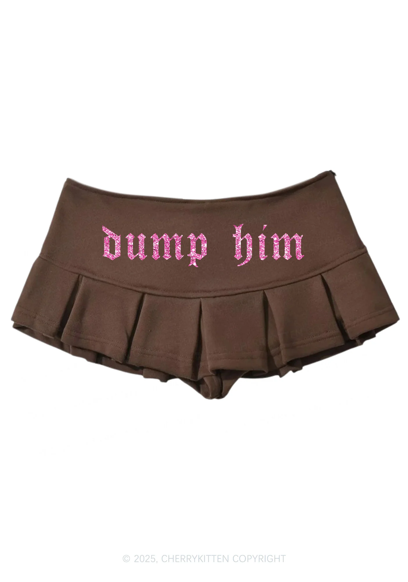 Glitter Dump Him Y2K Mini Pleated Skirts Cherrykitten - Image 7