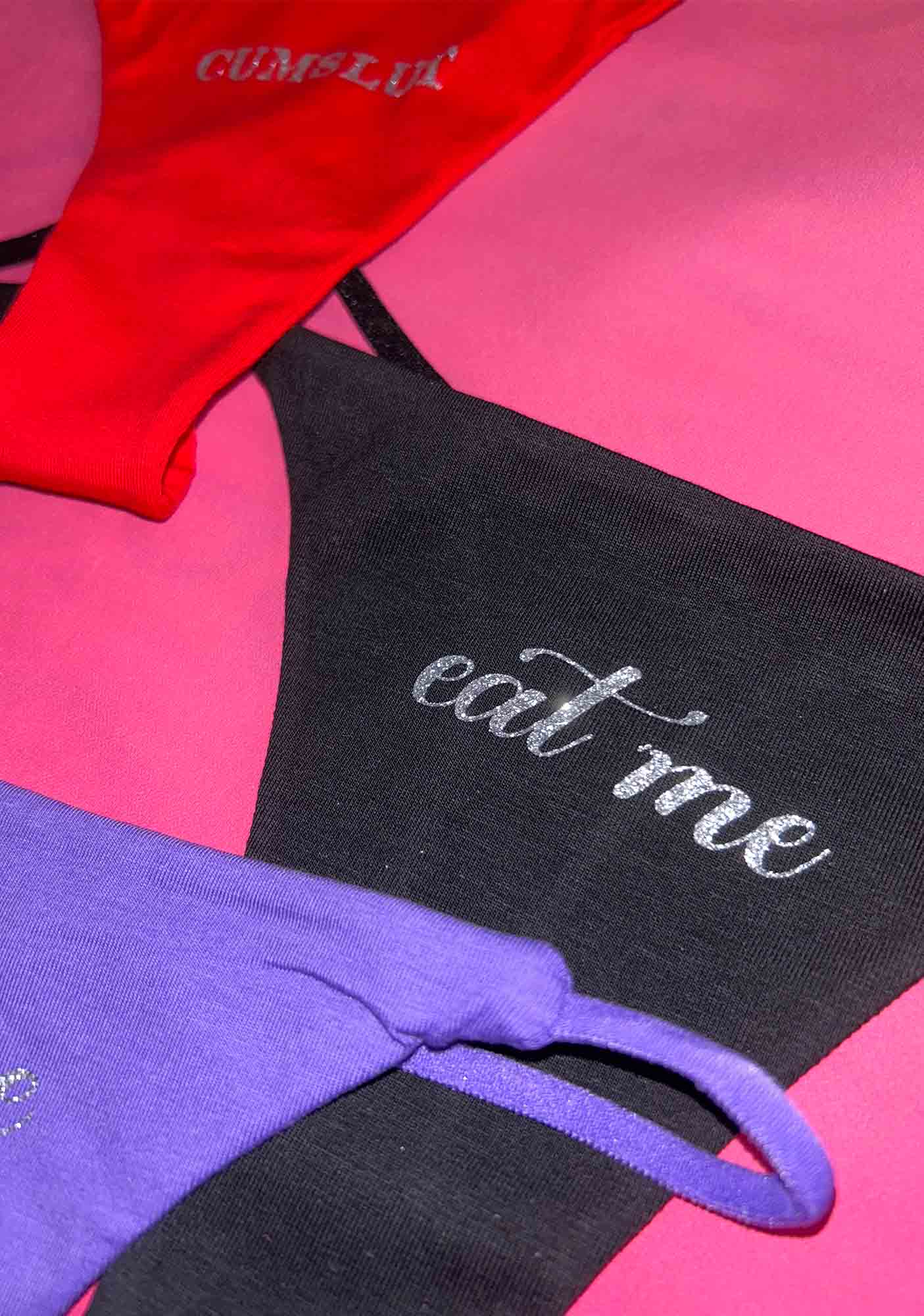 Glitter Eat Me Y2K Bikini String Thong Cherrykitten - Image 4