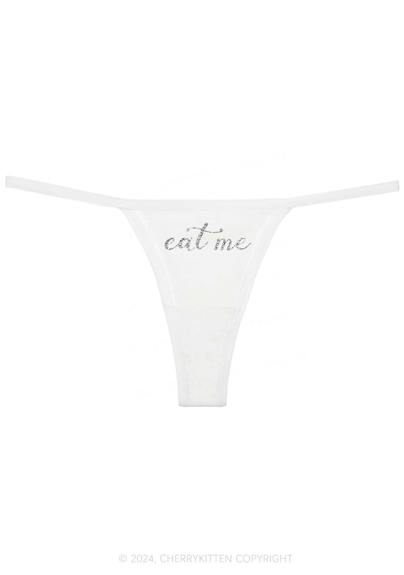 Glitter Eat Me Y2K Flat String Thong Cherrykitten - Image 5