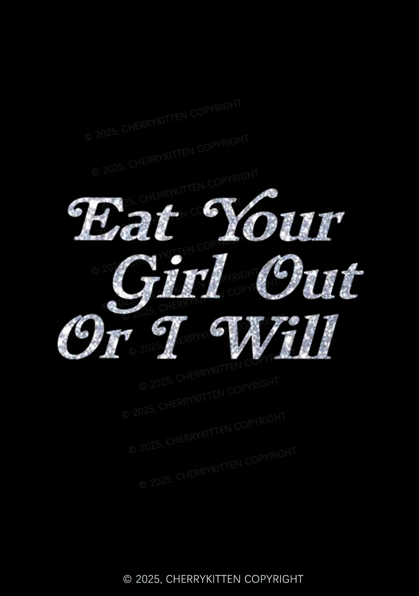 Glitter Eat Your Girl Out Pride Y2K Bikini String Thong Cherrykitten - Image 3