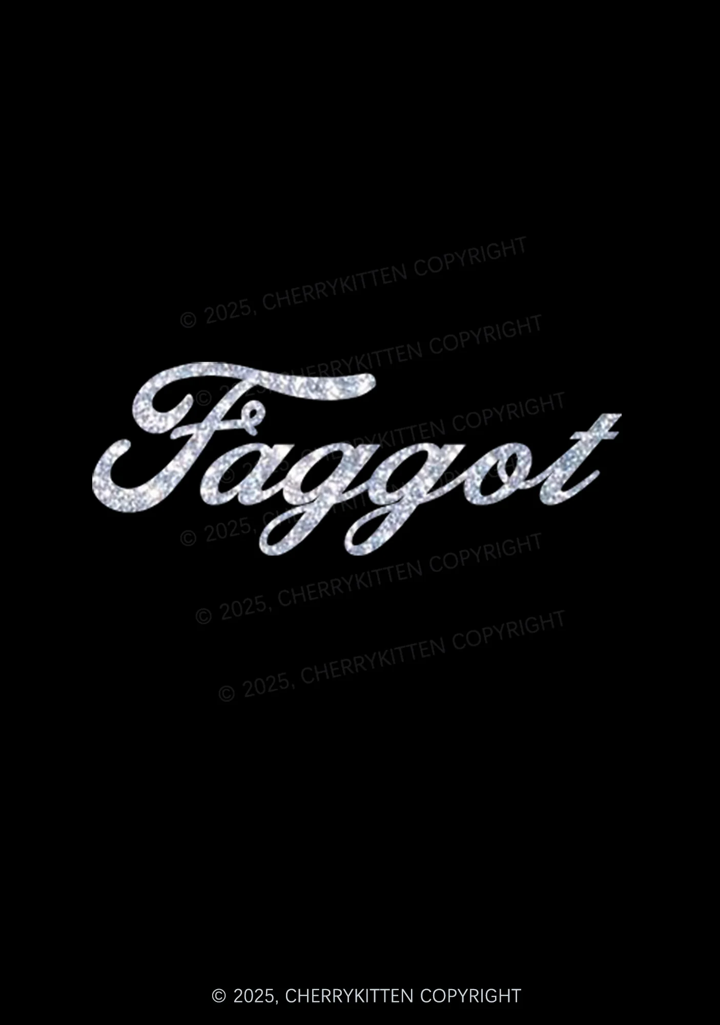 Glitter Faggot Pride Y2K Bikini String Thong Cherrykitten - Image 2