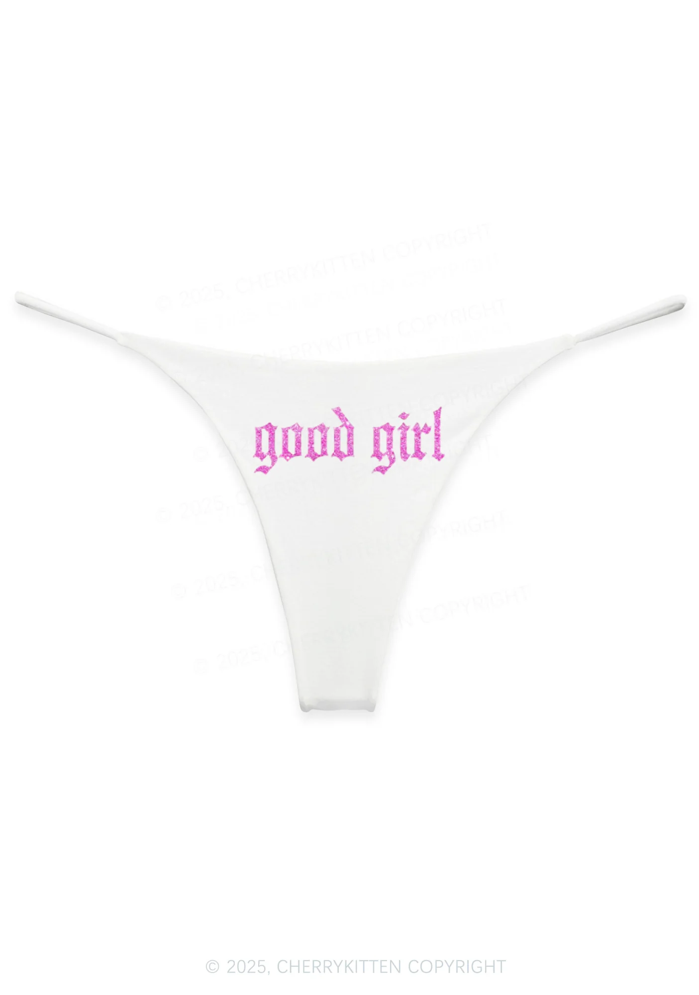 Glitter Good Girl Y2K Bikini String Thong Cherrykitten - Image 4