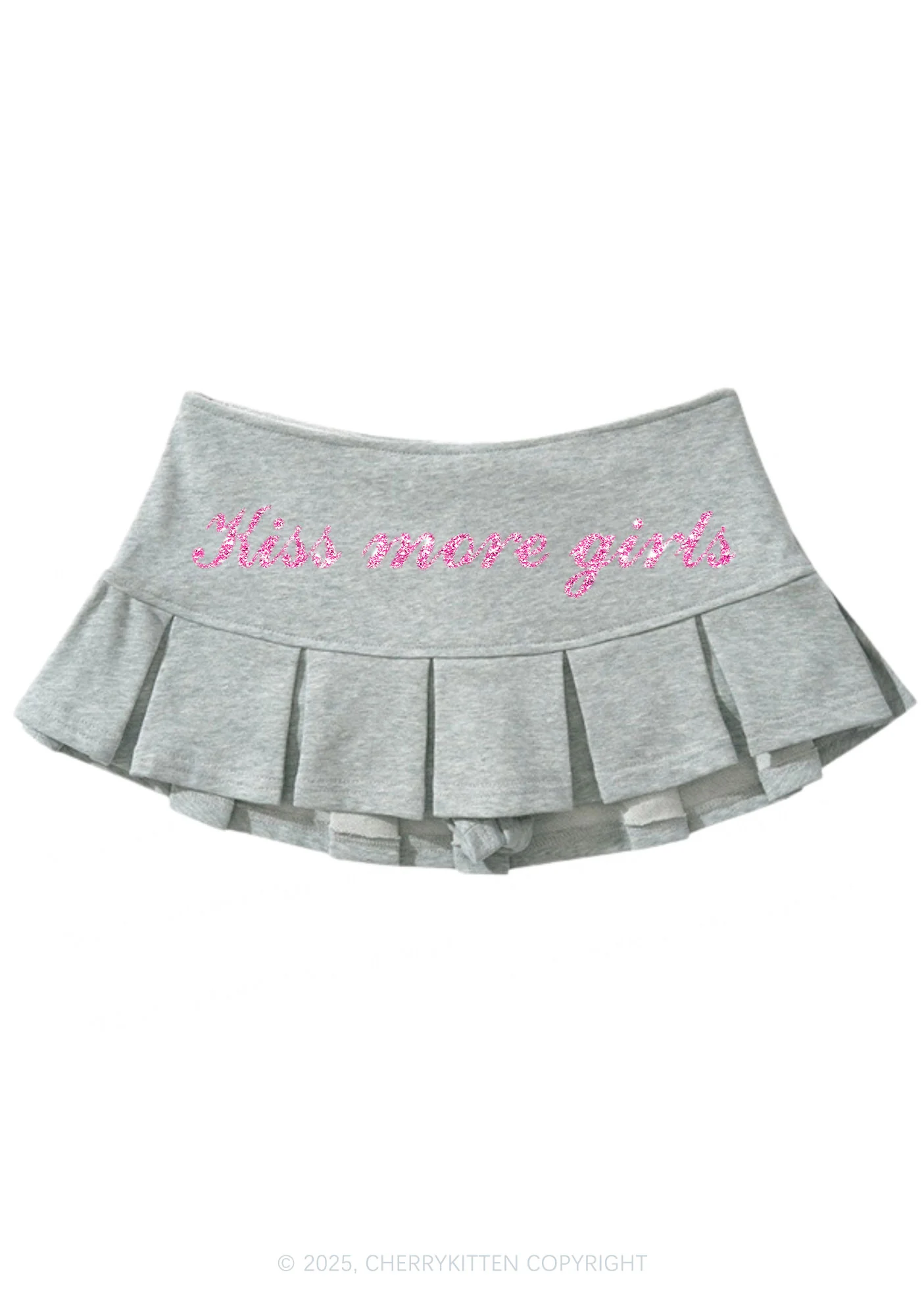 Glitter Kiss More Girls Pride Y2K Mini Pleated Skirts Cherrykitten - Image 3