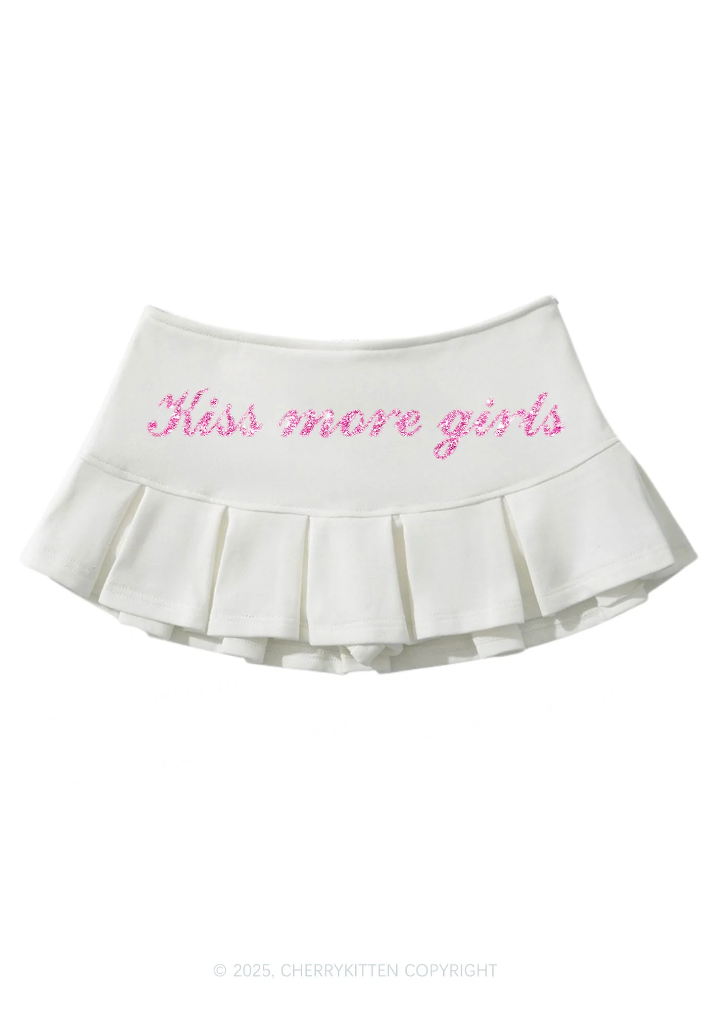 Glitter Kiss More Girls Pride Y2K Mini Pleated Skirts Cherrykitten - Image 4