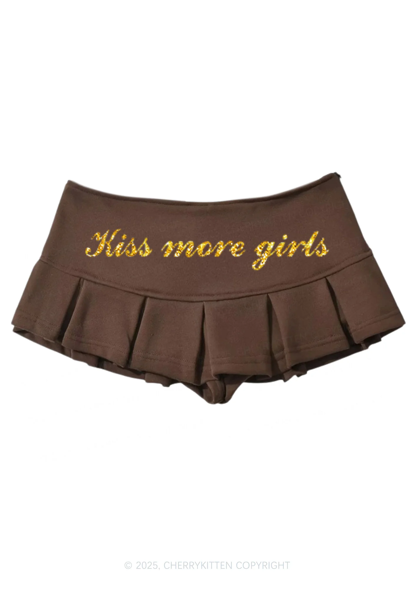 Glitter Kiss More Girls Pride Y2K Mini Pleated Skirts Cherrykitten - Image 5