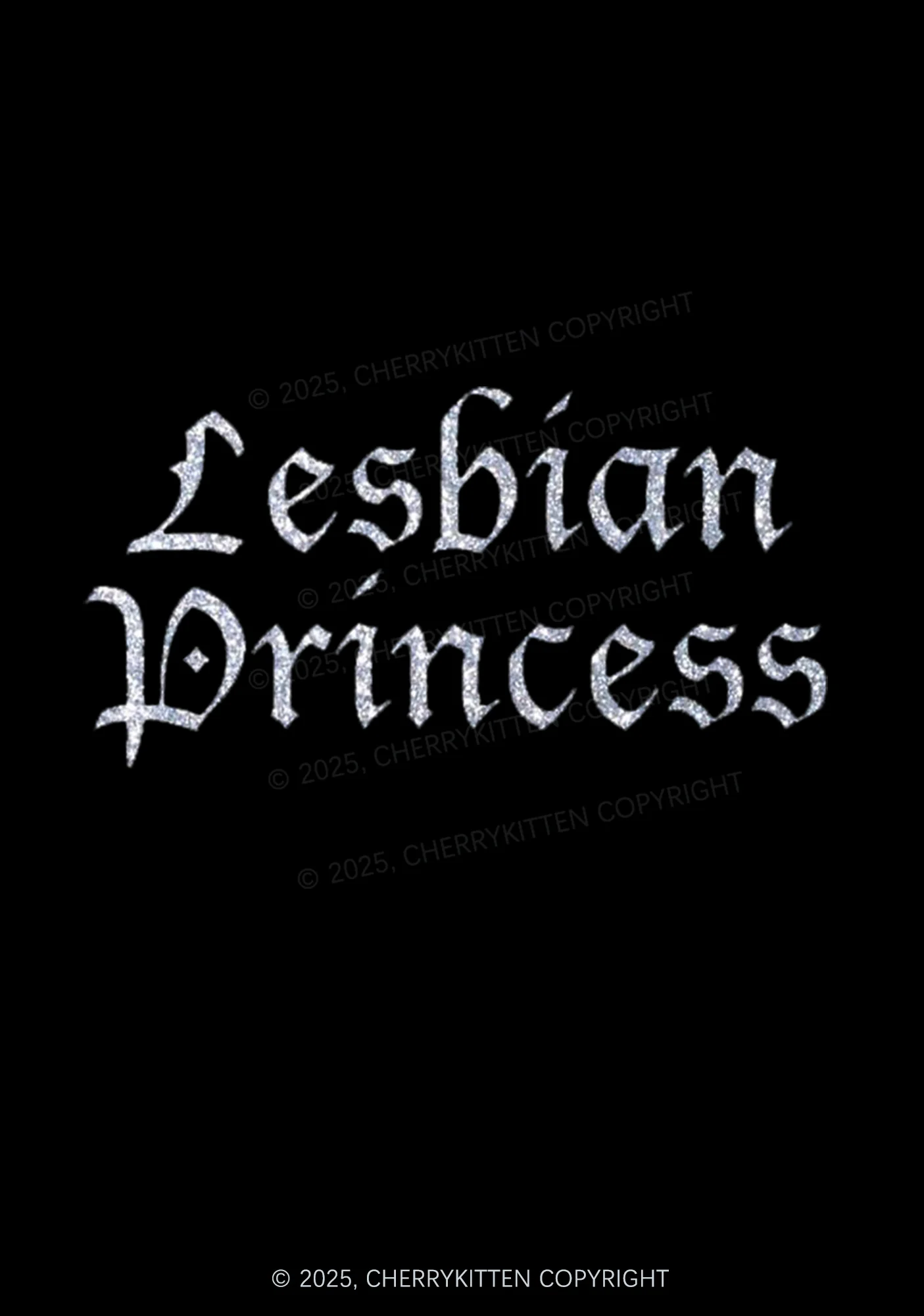Glitter Lesbian Princess Pride Y2K Bikini String Thong Cherrykitten - Image 2