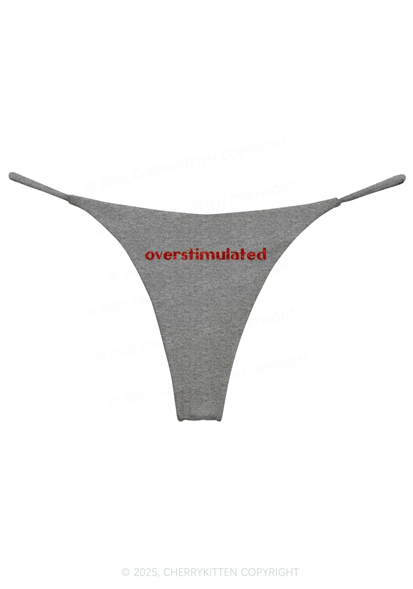Glitter Overstimulated Y2K Bikini String Thong Cherrykitten - Image 9