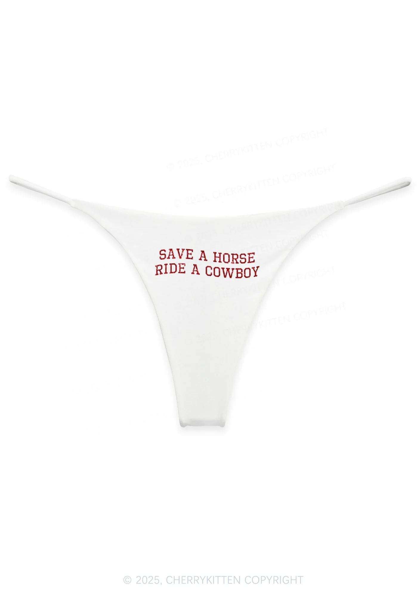 Glitter Ride A Cowboy Y2K Bikini String Thong Cherrykitten - Image 4