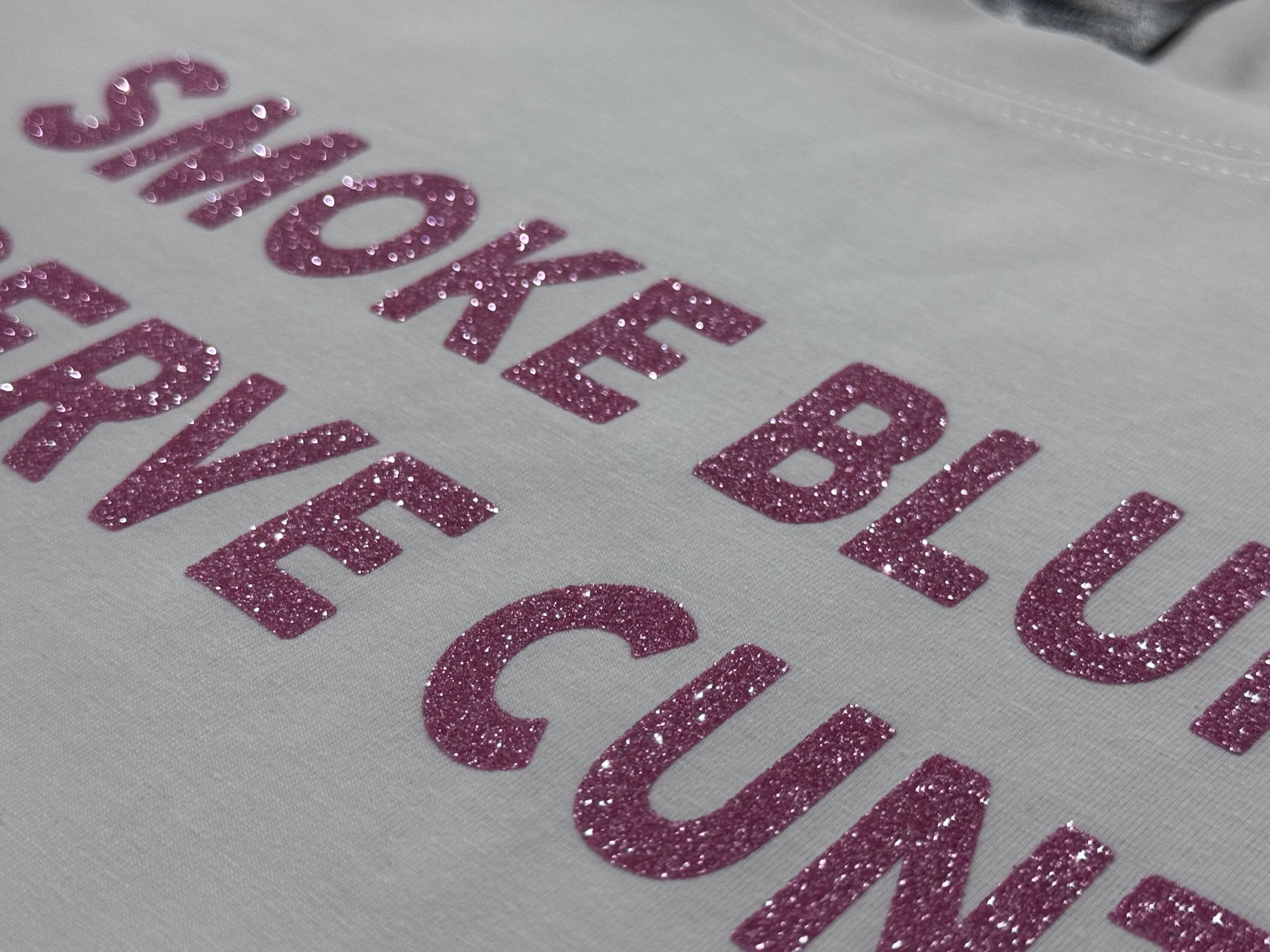 Glitter Smoke Blunt Y2K Baby Tee Cherrykitten - Image 6