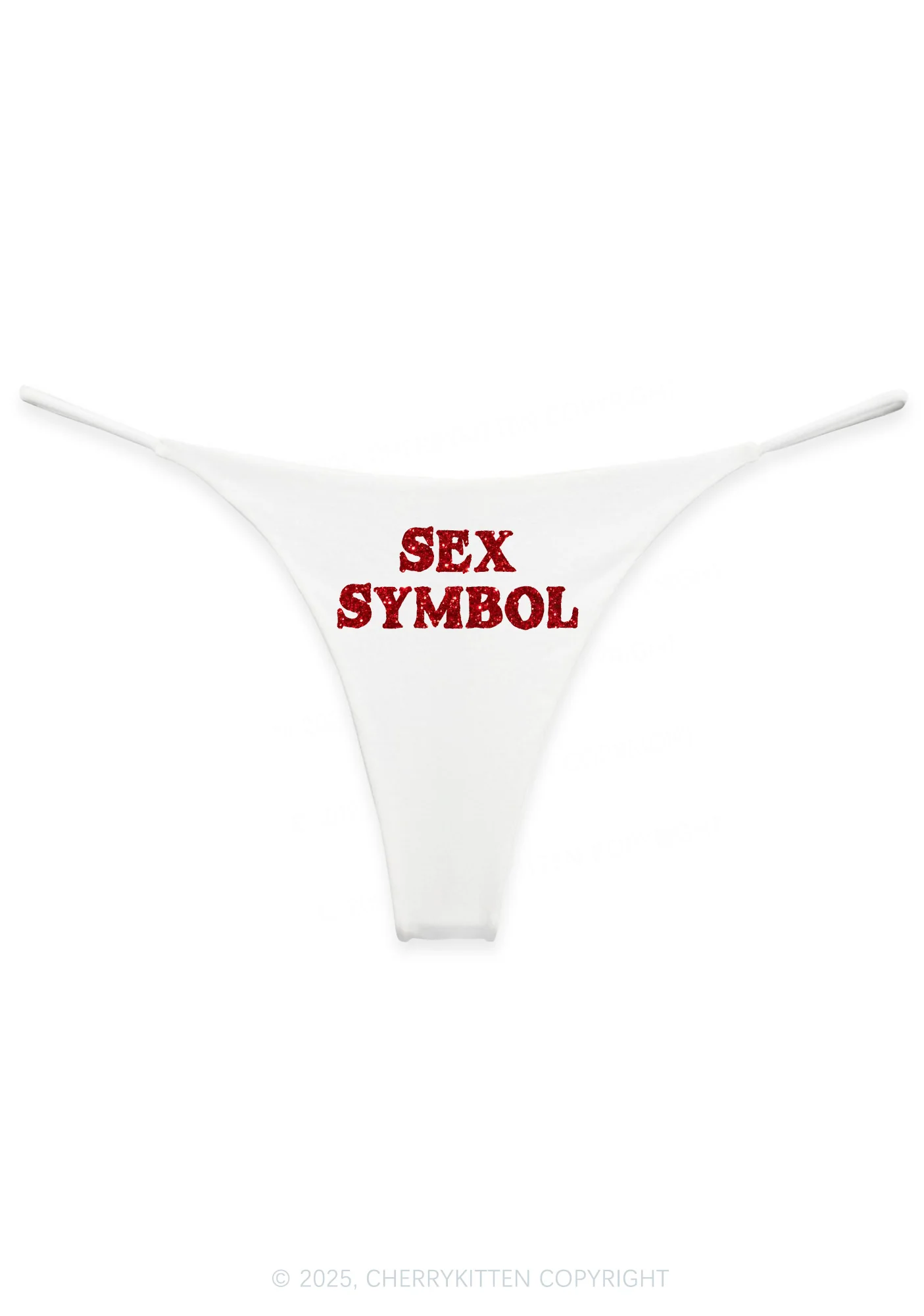 Glitter Sx Symbol Y2K Bikini String Thong Cherrykitten - Image 5