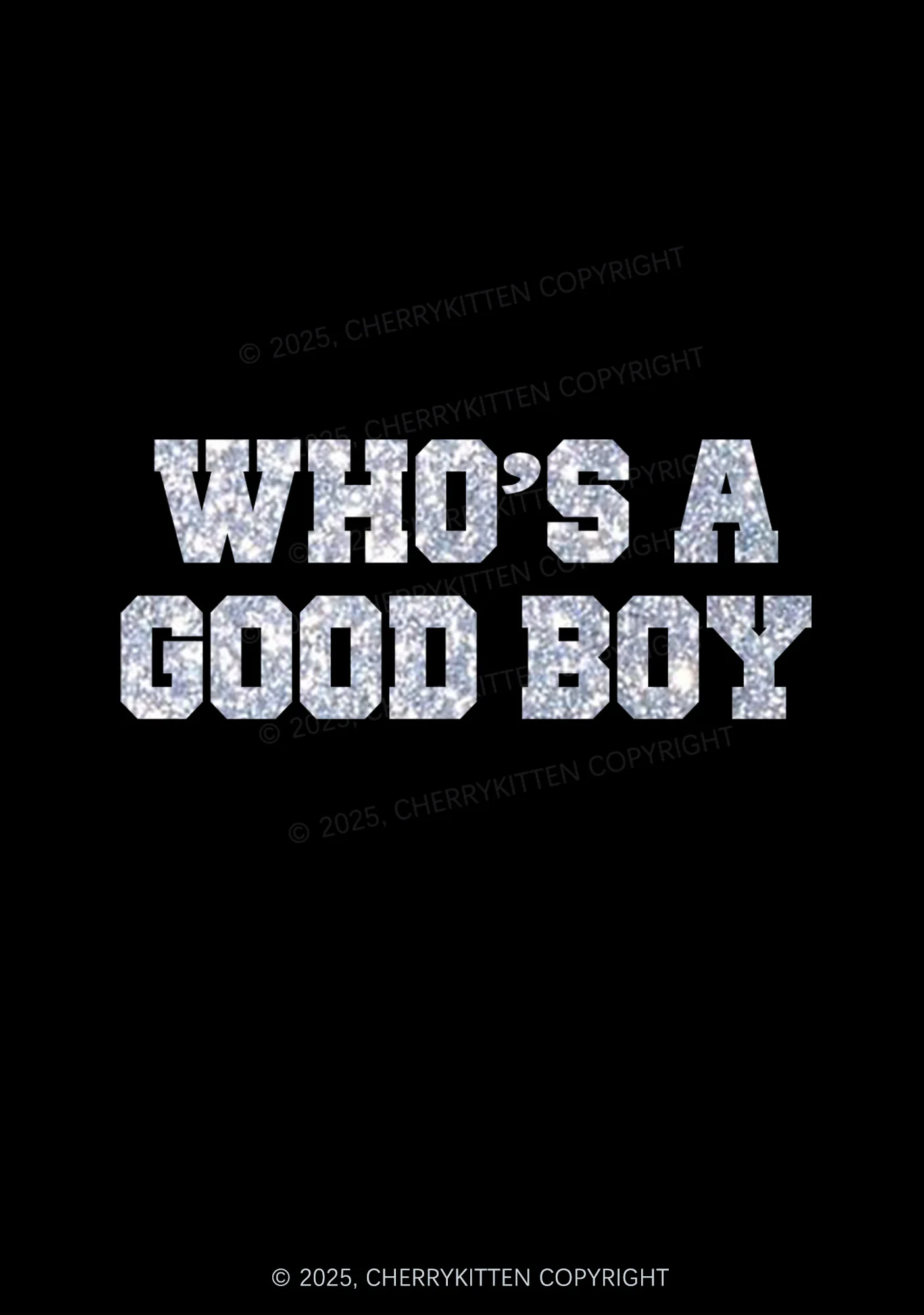 Glitter Whos A Good Boy Y2K Bikini String Thong Cherrykitten - Image 3