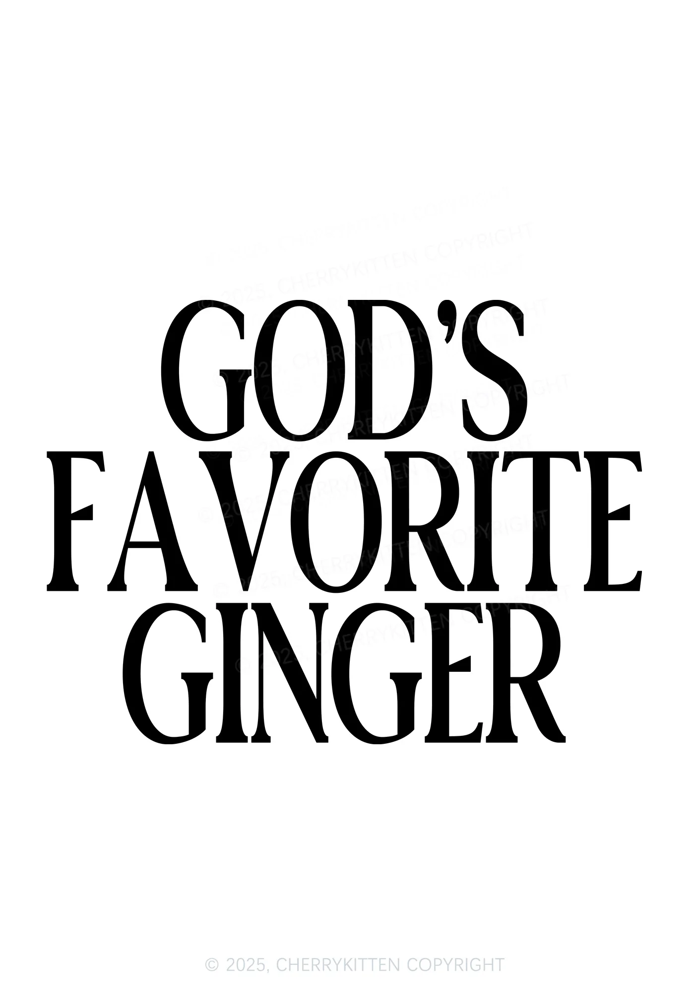 Gods Favorite Ginger Y2K Bikini String Thong Cherrykitten - Image 2