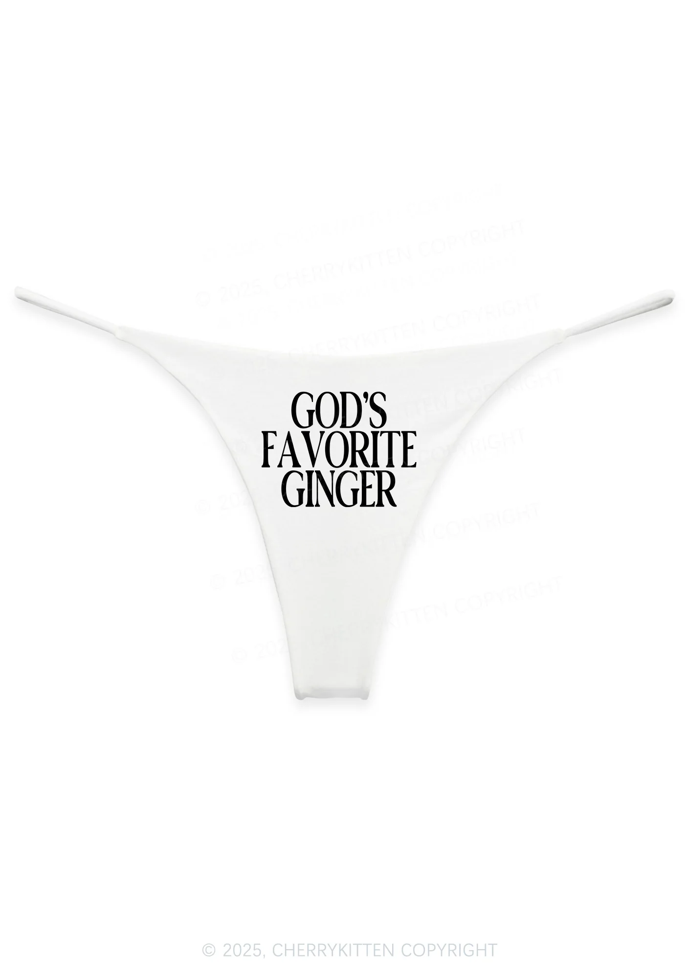 Gods Favorite Ginger Y2K Bikini String Thong Cherrykitten - Image 4