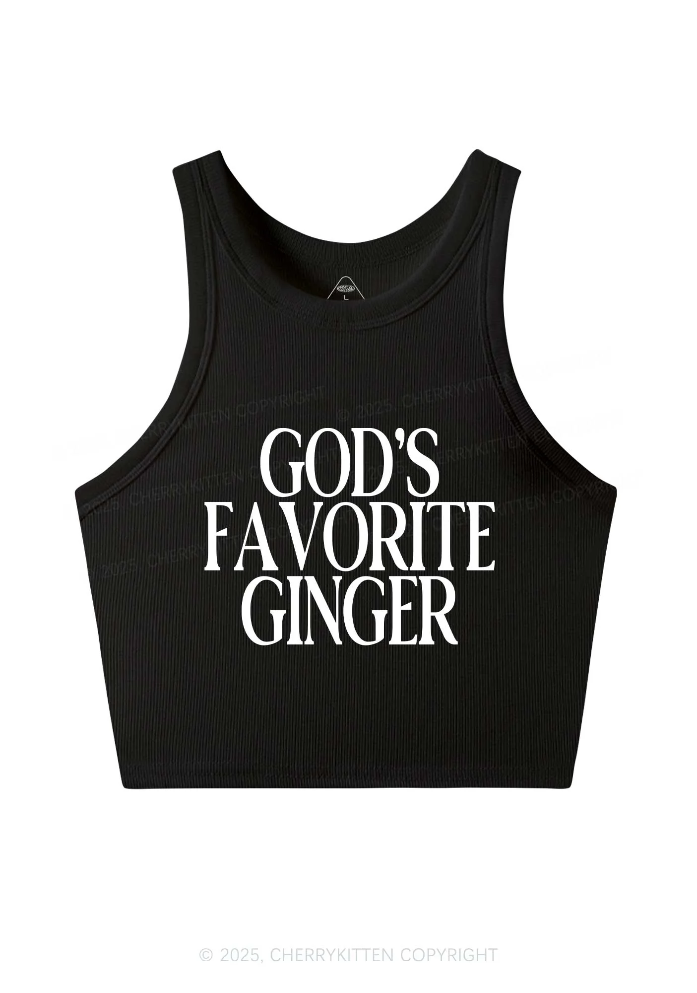 Gods Favorite Ginger Y2K Crop Tank Top Cherrykitten - Image 5
