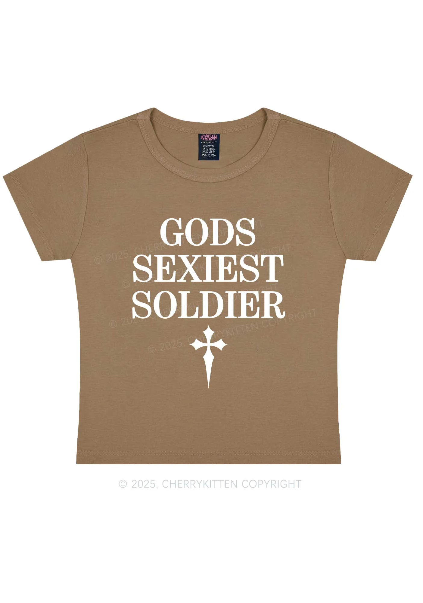 Gods Soldier Y2K Baby Tee Cherrykitten - Image 10