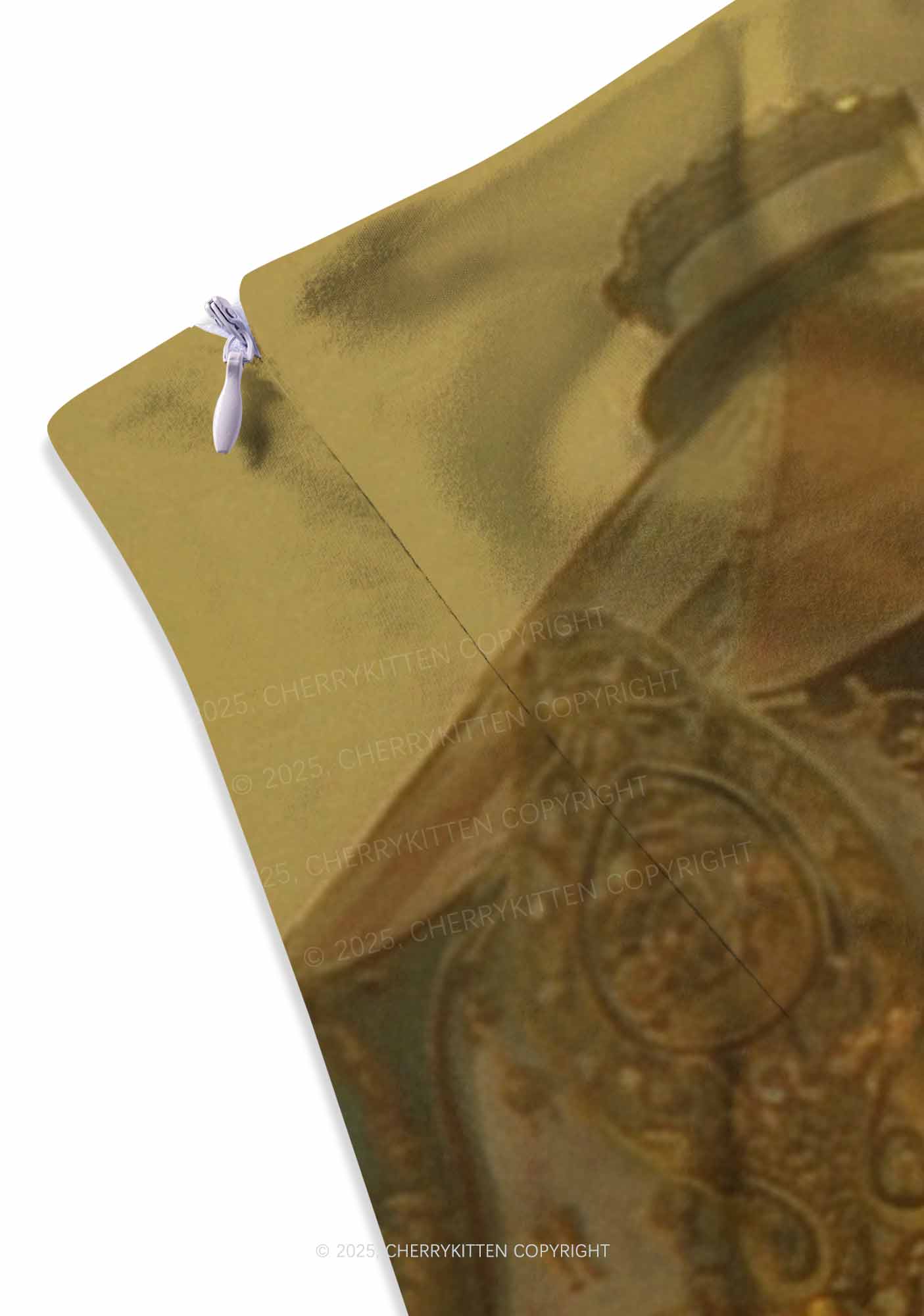 Golden Carousel Jellyfish Y2K Print Mini Skirt Cherrykitten - Image 4