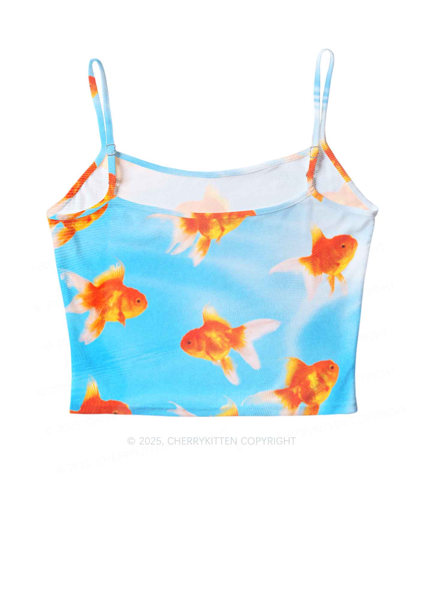 Goldfish Y2K Mesh Cami Tank Cherrykitten - Image 3